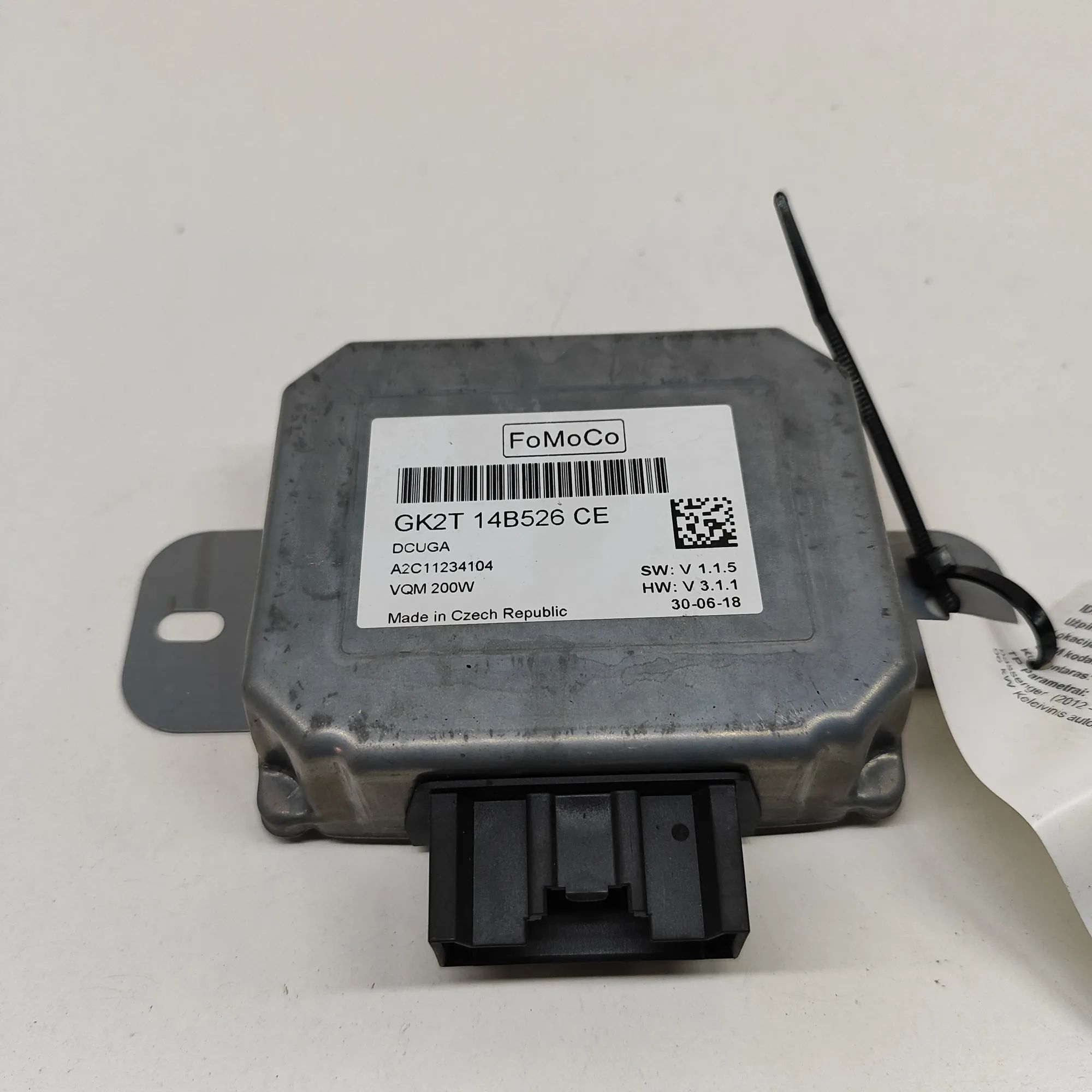 Ford Transit Custom / Tourneo Custom Voltage Control Unit Voltage Control Unit — FORD TRANSIT CUSTOM Mini...