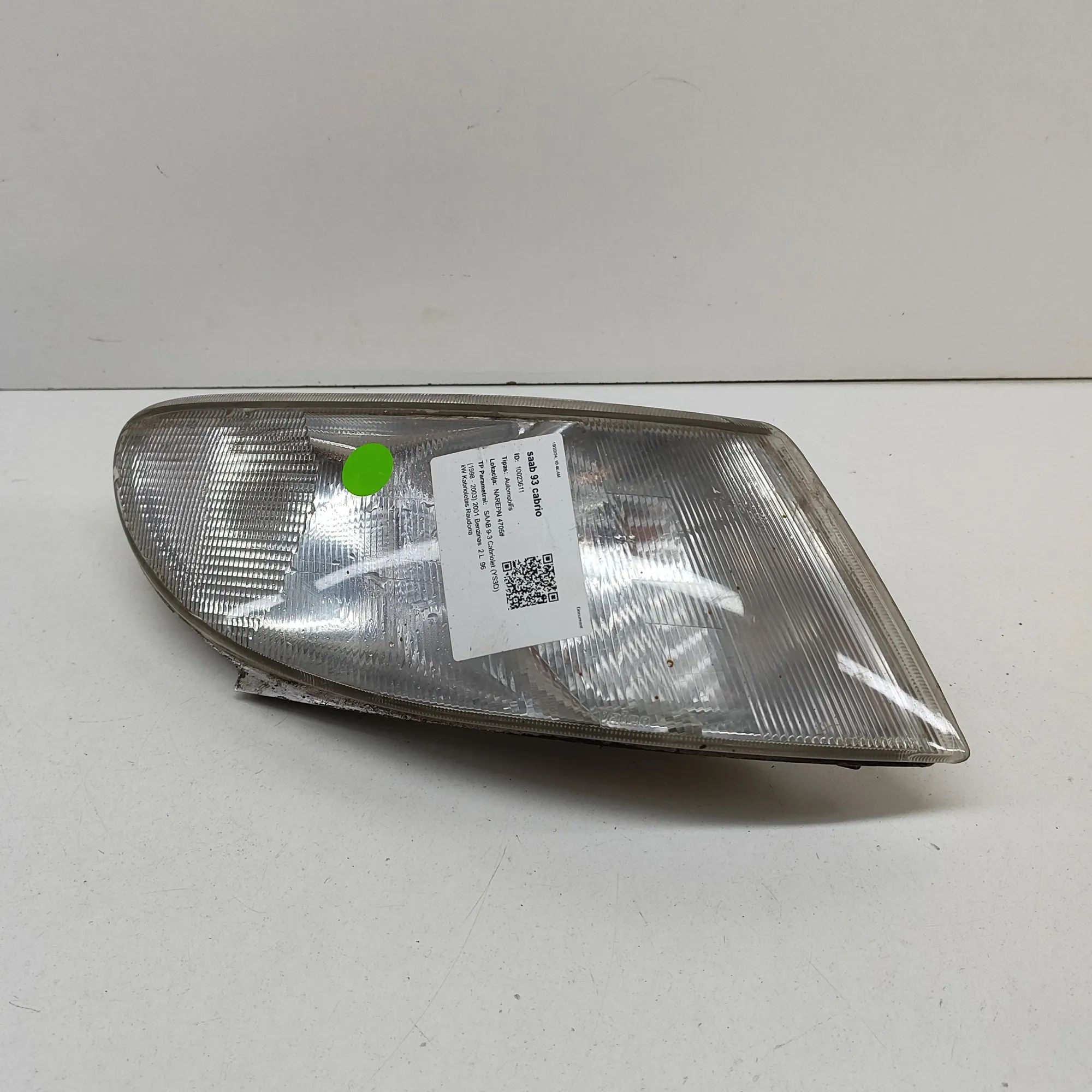 Saab 9-3 Indicator — front right Indicator — front right — SAAB 9-3 Cabriolet YS...