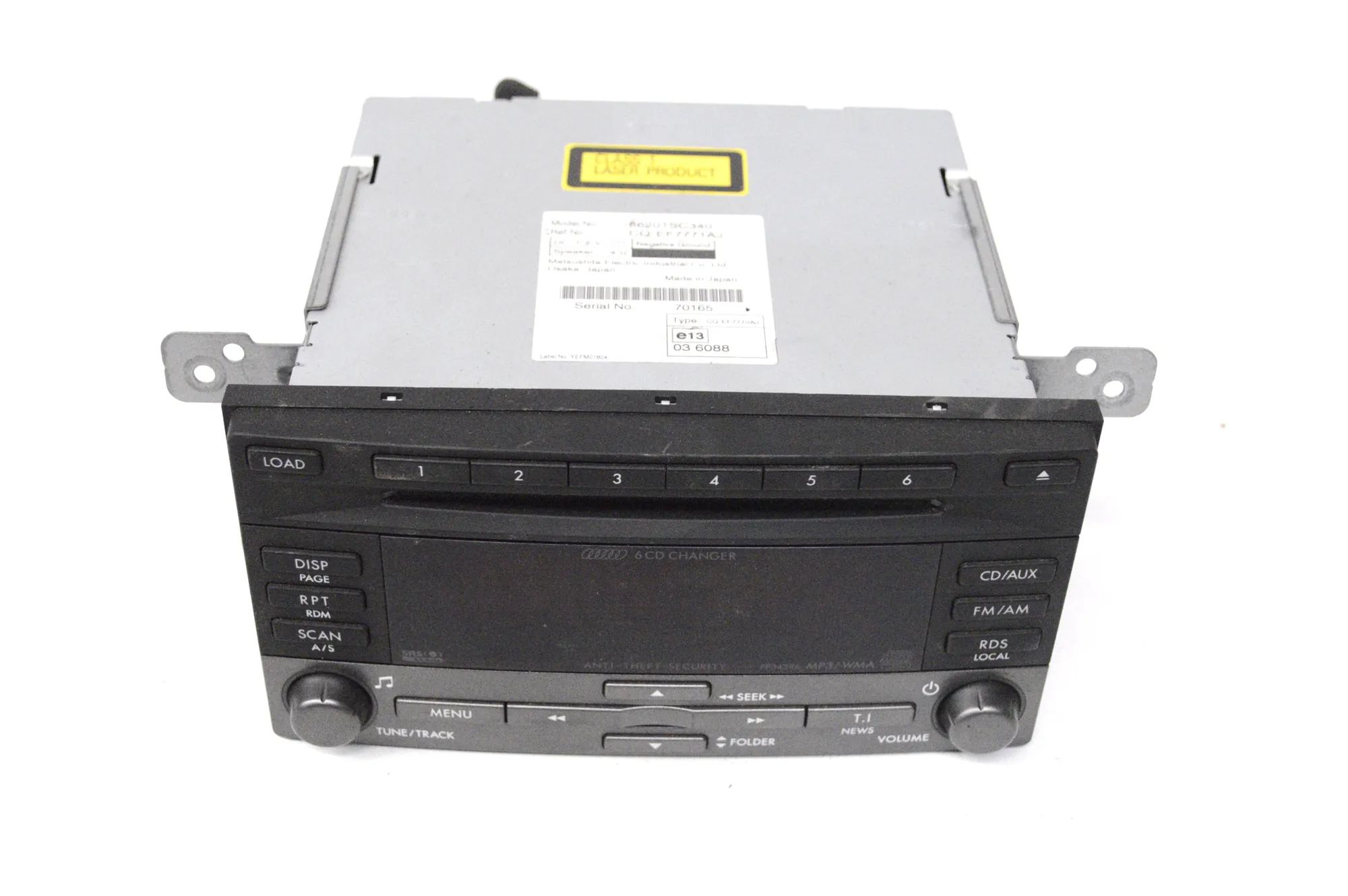 Subaru Forester Radio/CD head unit Radio/CD head unit — SUBARU FORESTER SH_ (2008-...