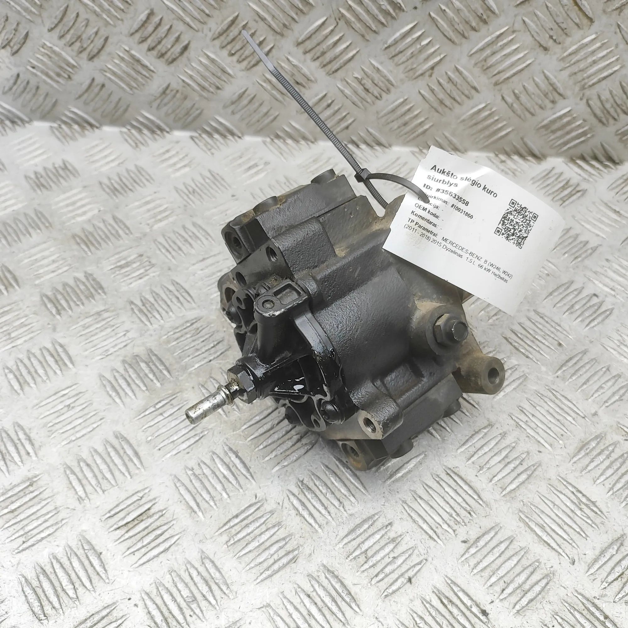 Mercedes-Benz A (W176) High Pressure Fuel Pump High Pressure Fuel Pump — MERCEDES BENZ B-CLASS...