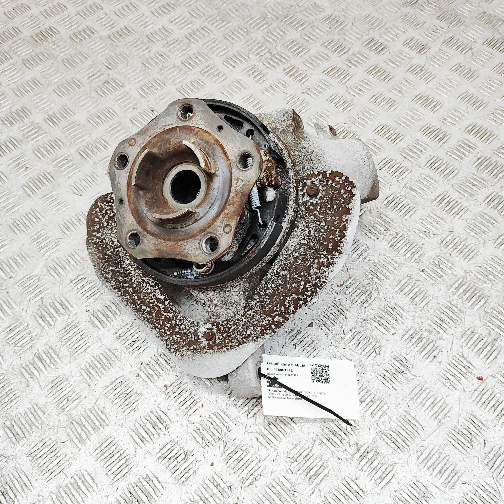 Porsche Boxster (987) Rear Left Wheel Hub Spindle Rear Left Wheel Hub Spindle — PORSCHE BOXSTER (...