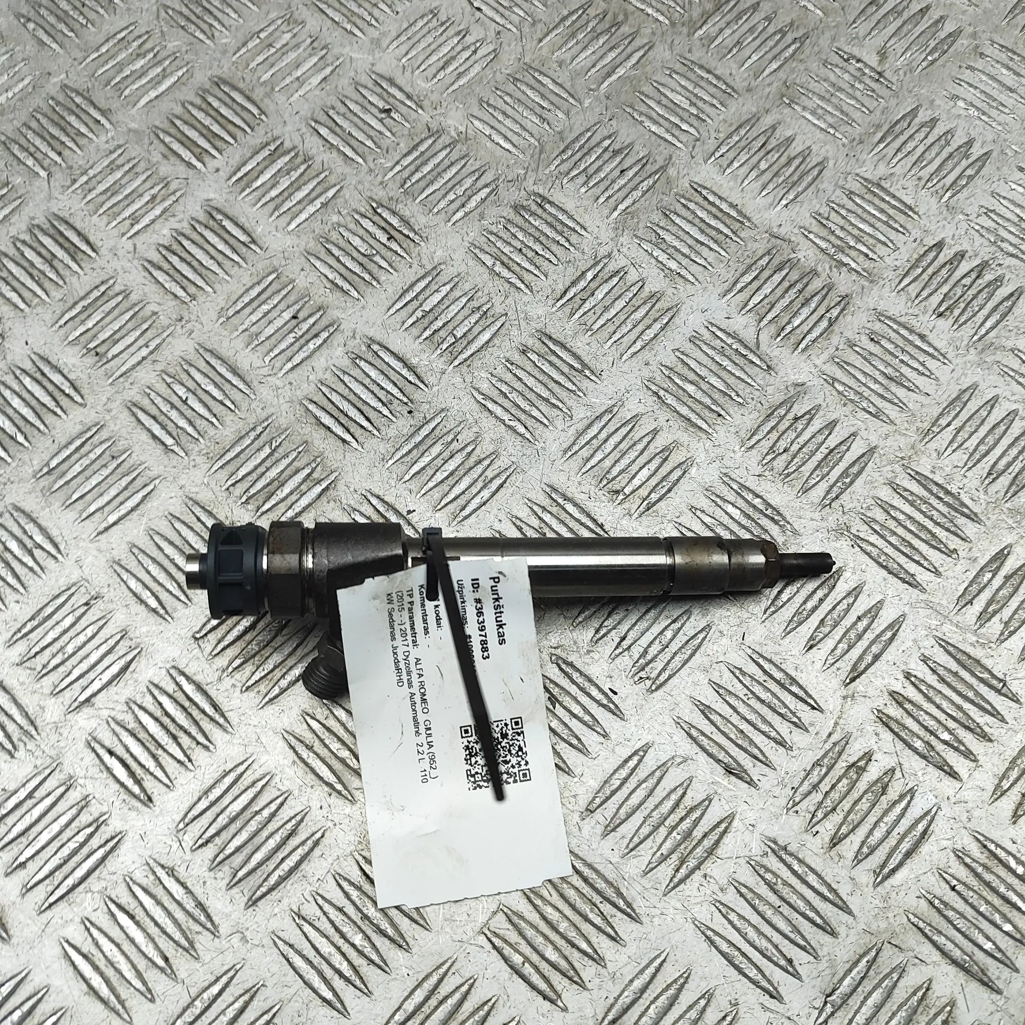 Alfa-Romeo Giulia (952) Fuel Injector Fuel injector — ALFA ROMEO GIULIA (952_) (2015-...