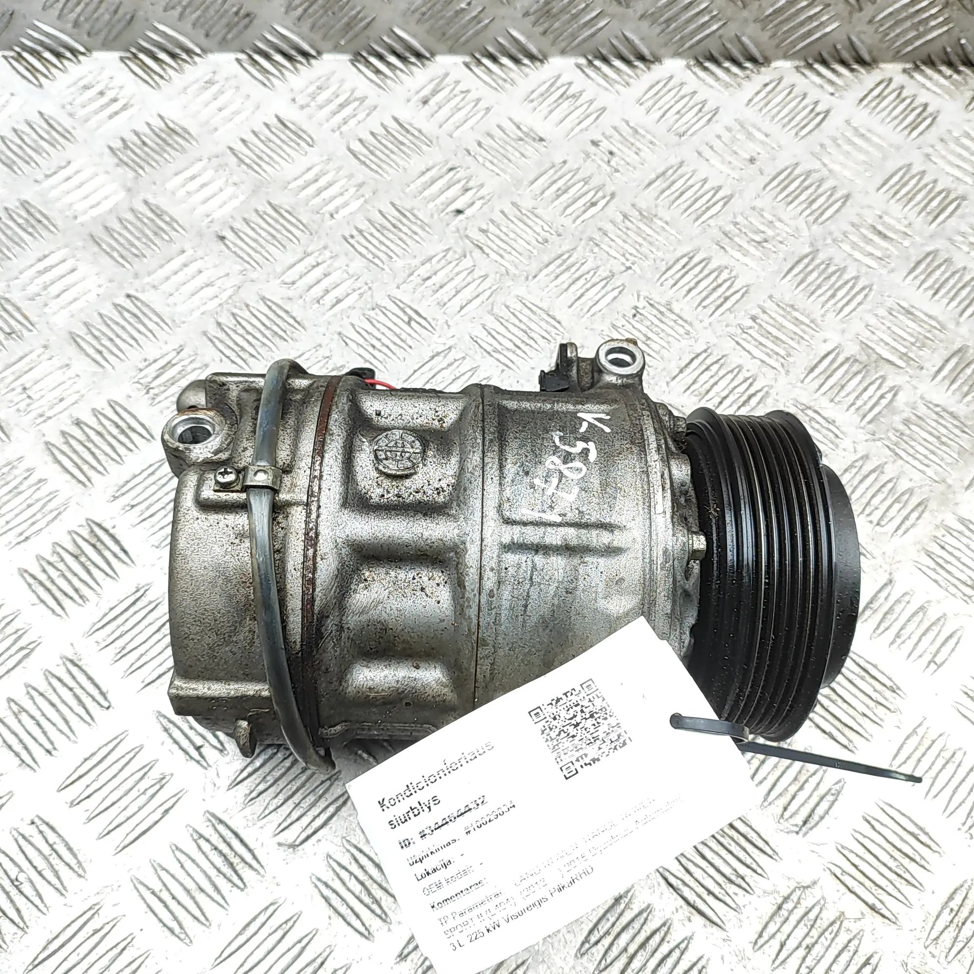 Land Rover Range Rover Sport (L494) Air-conditioning compressor Air-conditioning compressor — LAND ROVER RANGE ...