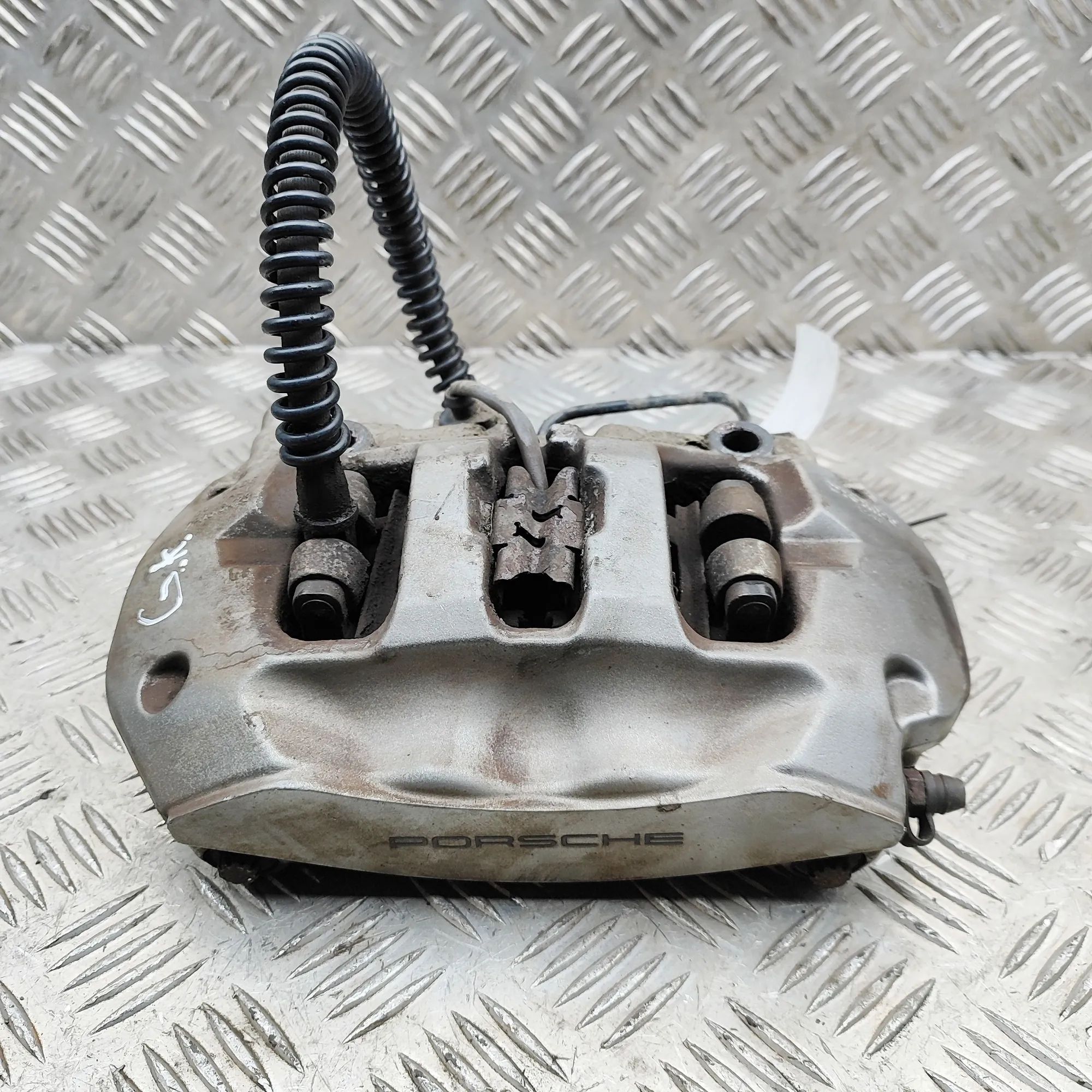Porsche Cayenne Brake caliper — rear left Brake caliper — rear left — PORSCHE CAYENNE (92...