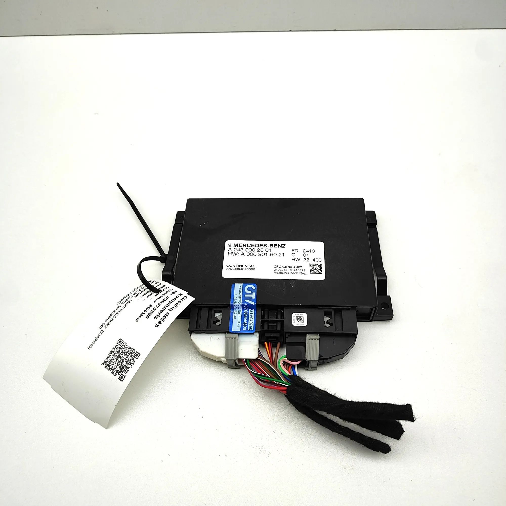 Mercedes-Benz A (W177) Gearbox Control Unit Gearbox control unit — MERCEDES BENZ EQAH243 (2...