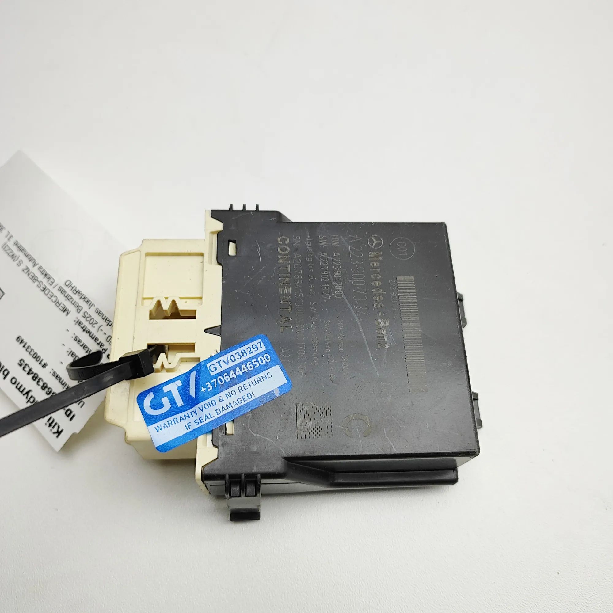 Mercedes-Benz A (W177) Other Control Units Other Control Units — MERCEDES BENZ S-CLASS (W2...