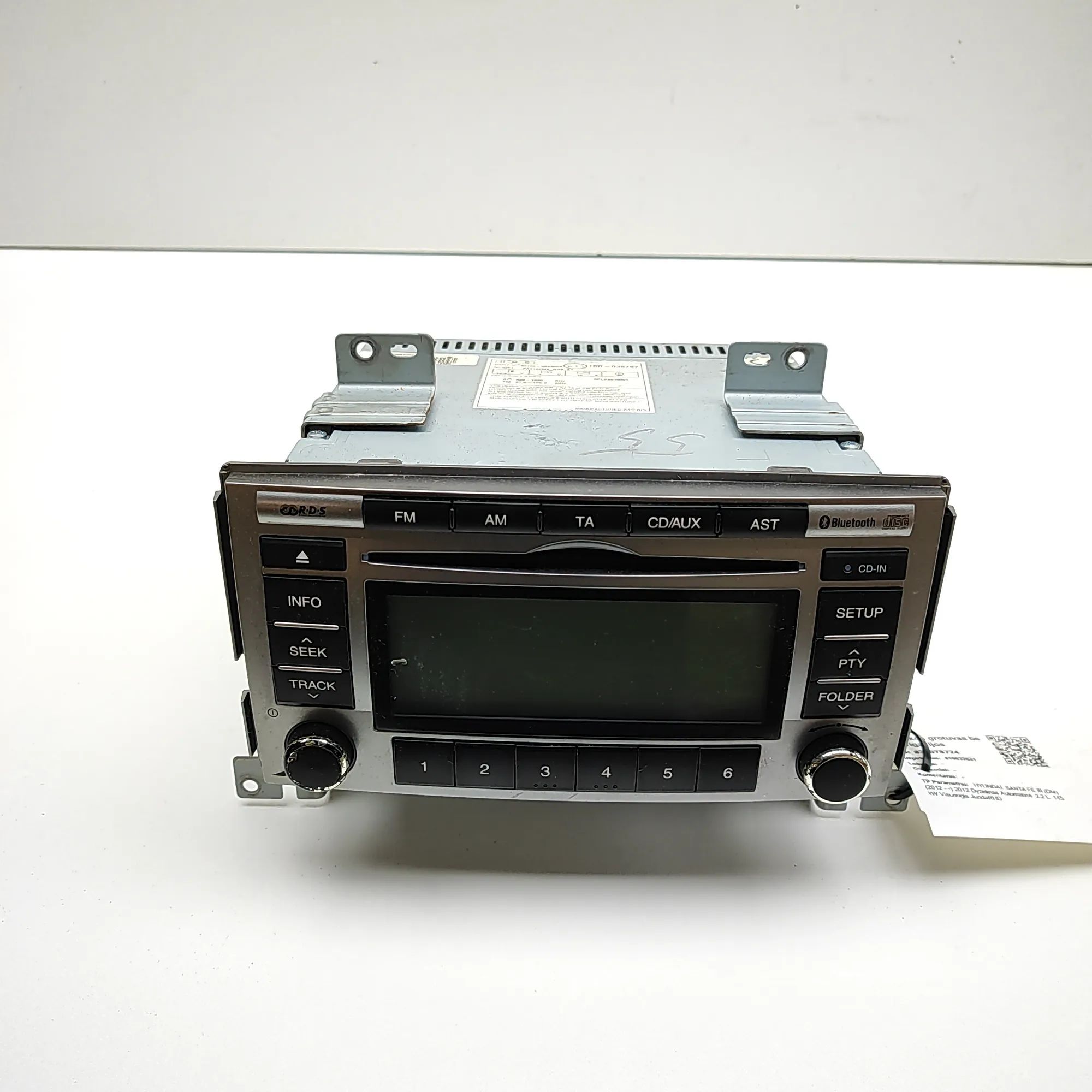 Hyundai Santa Fe Radio/CD head unit Radio/CD head unit — HYUNDAI SANTA (FÉ II CM) (...