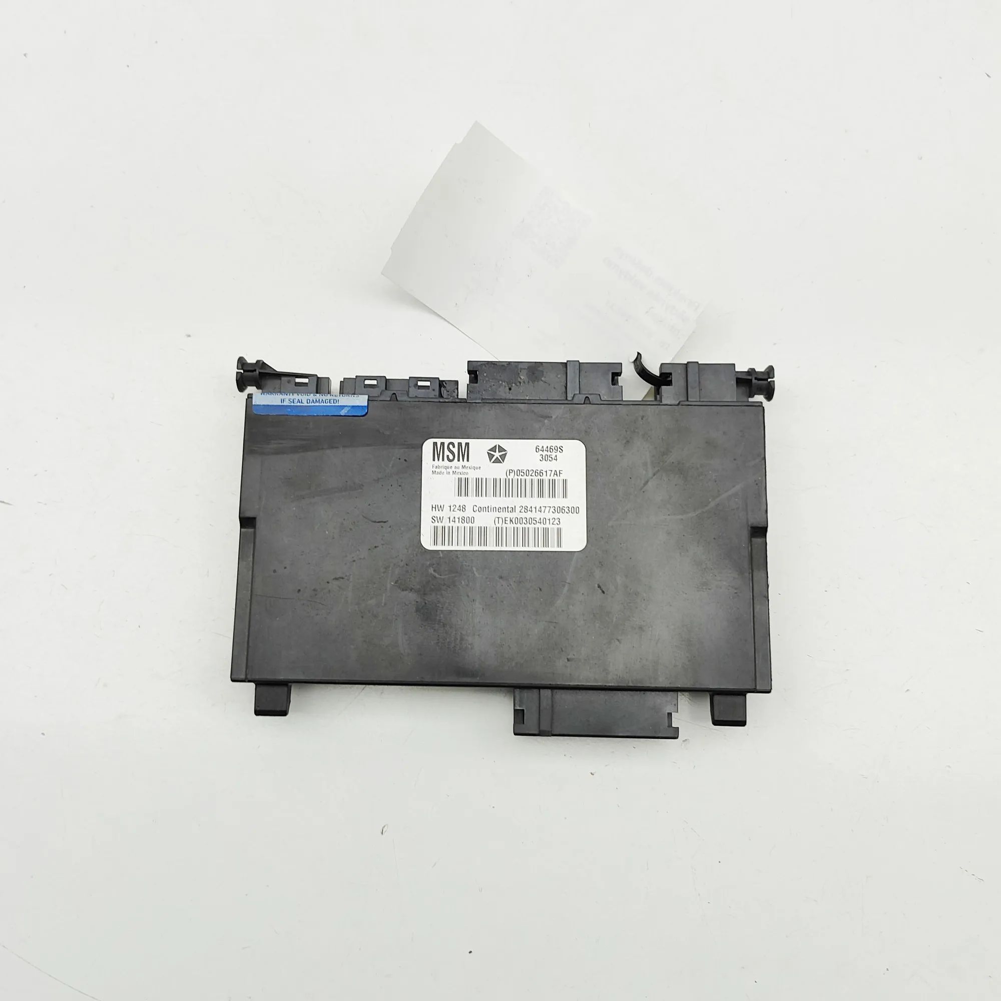 Jeep Grand Cherokee (WK) Front Right Seat Control Unit Front Right Seat Control Unit — JEEP GRAND CHER...