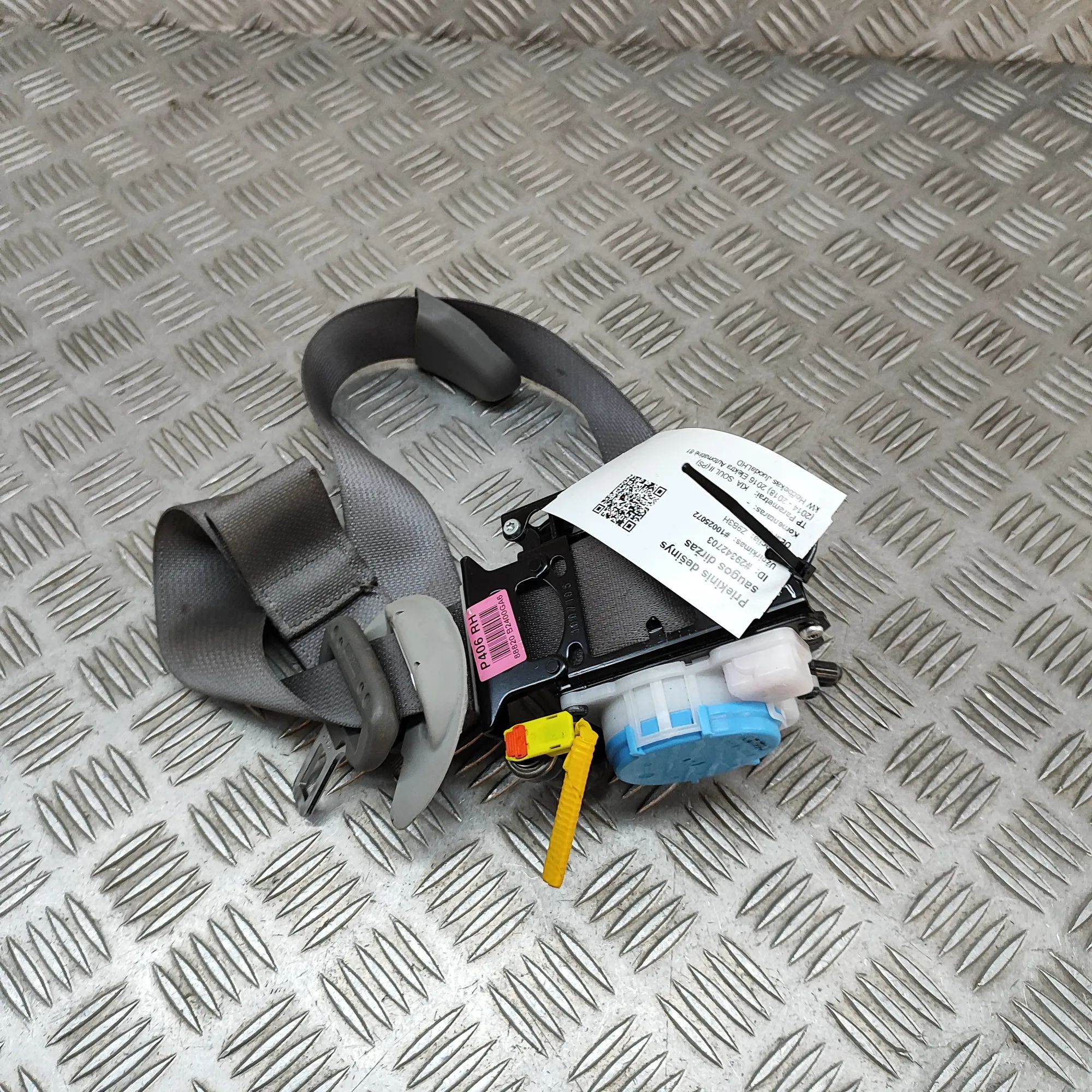 Kia Soul Front Right Seatbelt Front Right Seatbelt — KIA SOUL (II PS) (2014-2...
