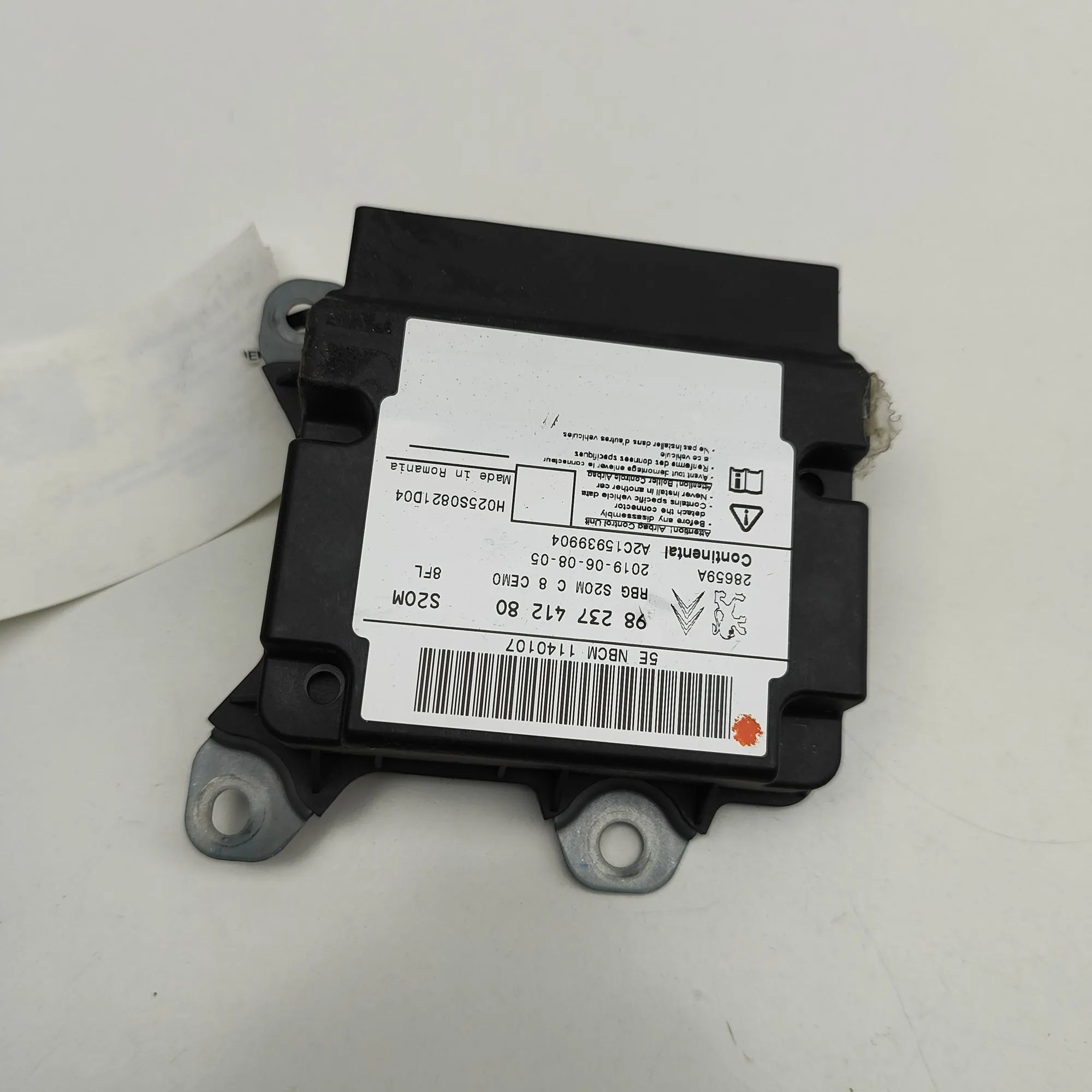Peugeot Partner / Rifter SRS Control Unit SRS Control Unit — PEUGEOT PARTNER (Van) (2018-...