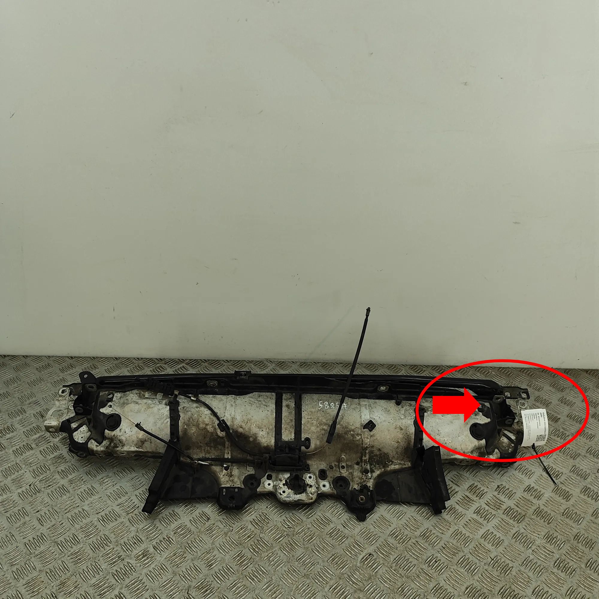 Porsche Macan Slam Panel Frame Upper Part Slam Panel Frame Upper Part — PORSCHE MACAN (95...