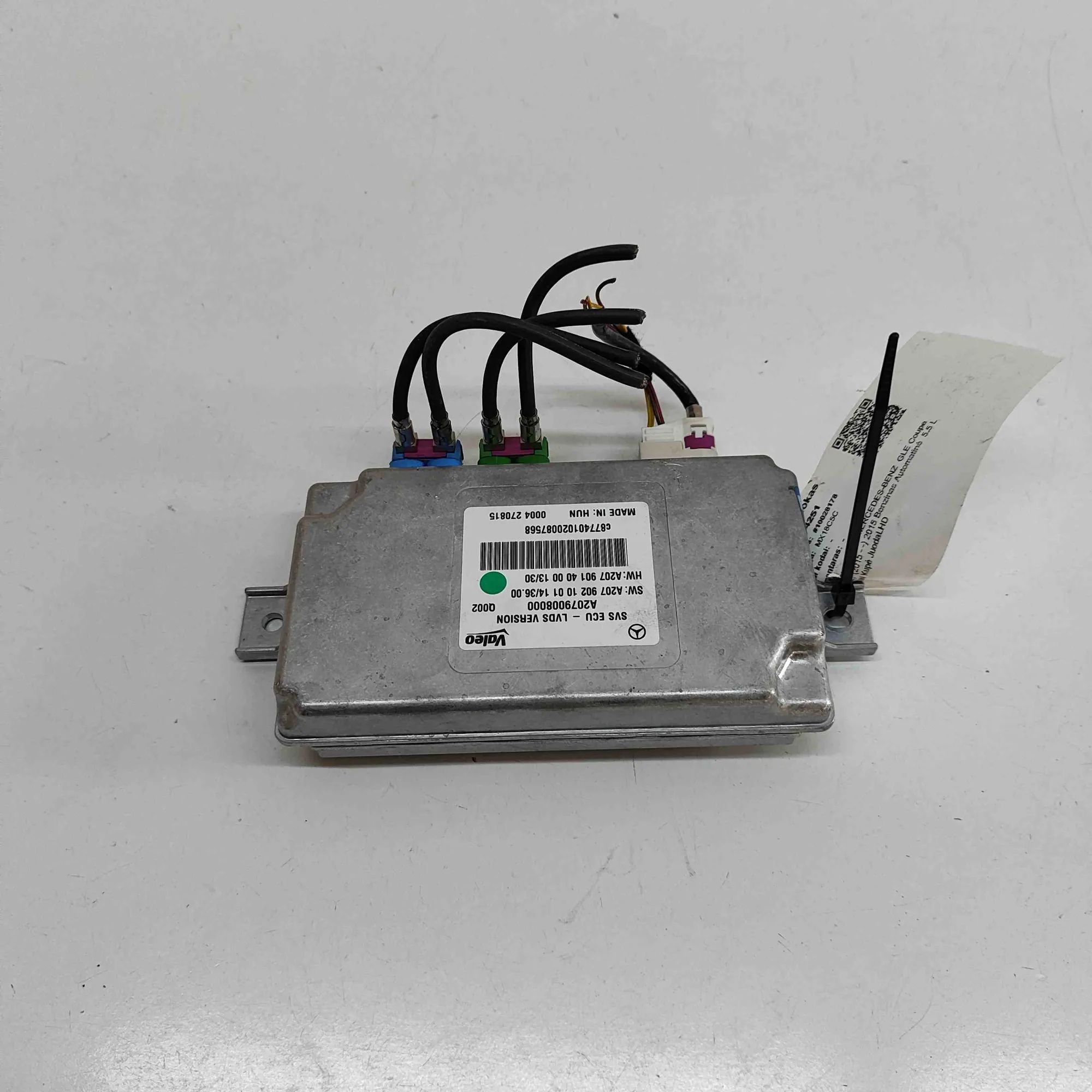 Mercedes-Benz ML / GLE (W166) Camera control unit Camera control unit — MERCEDES BENZ GLE (Coupe ...