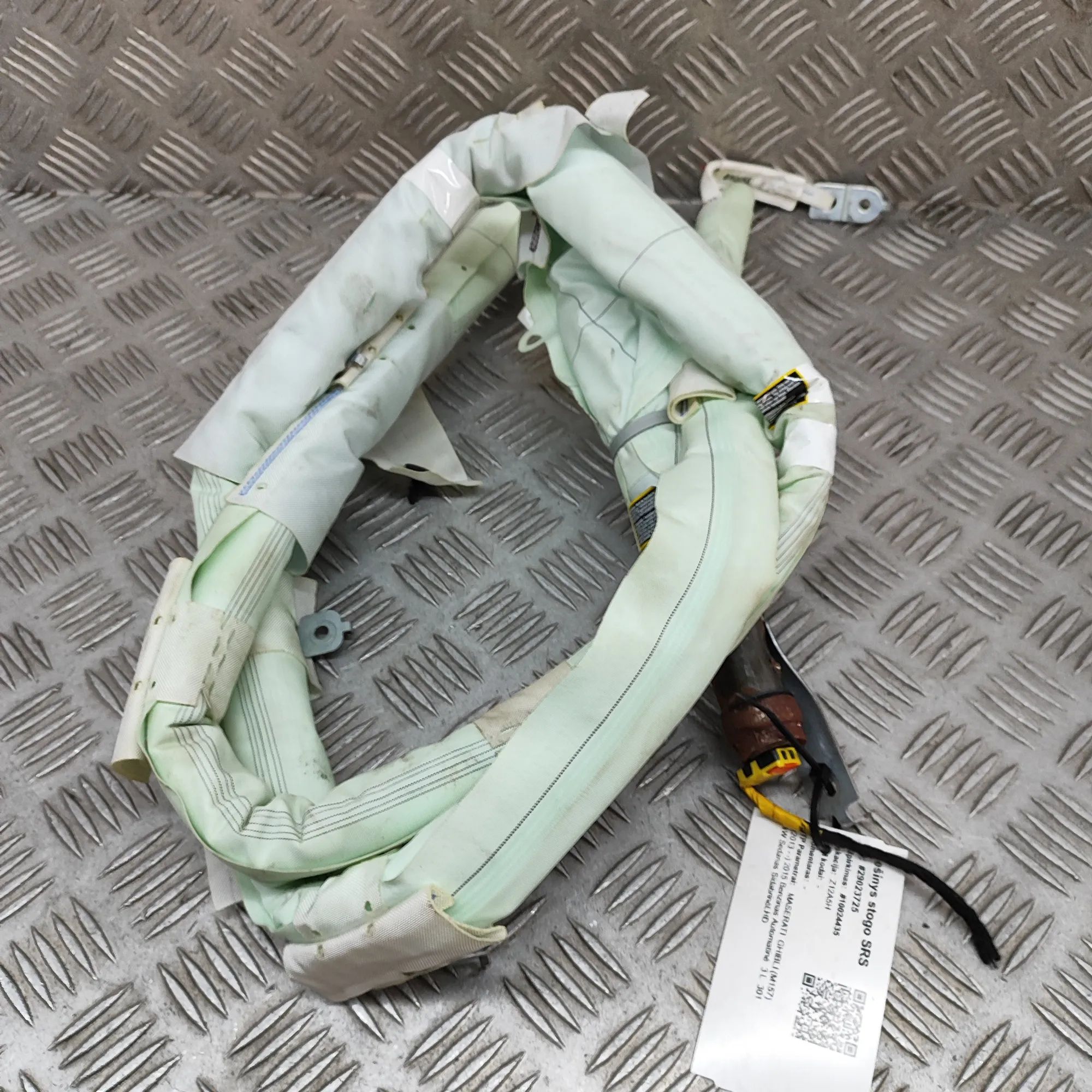 Maserati Ghibli Left Side Roof Safety Curtain SRS Left Side Roof Safety Curtain SRS — MASERATI GH...