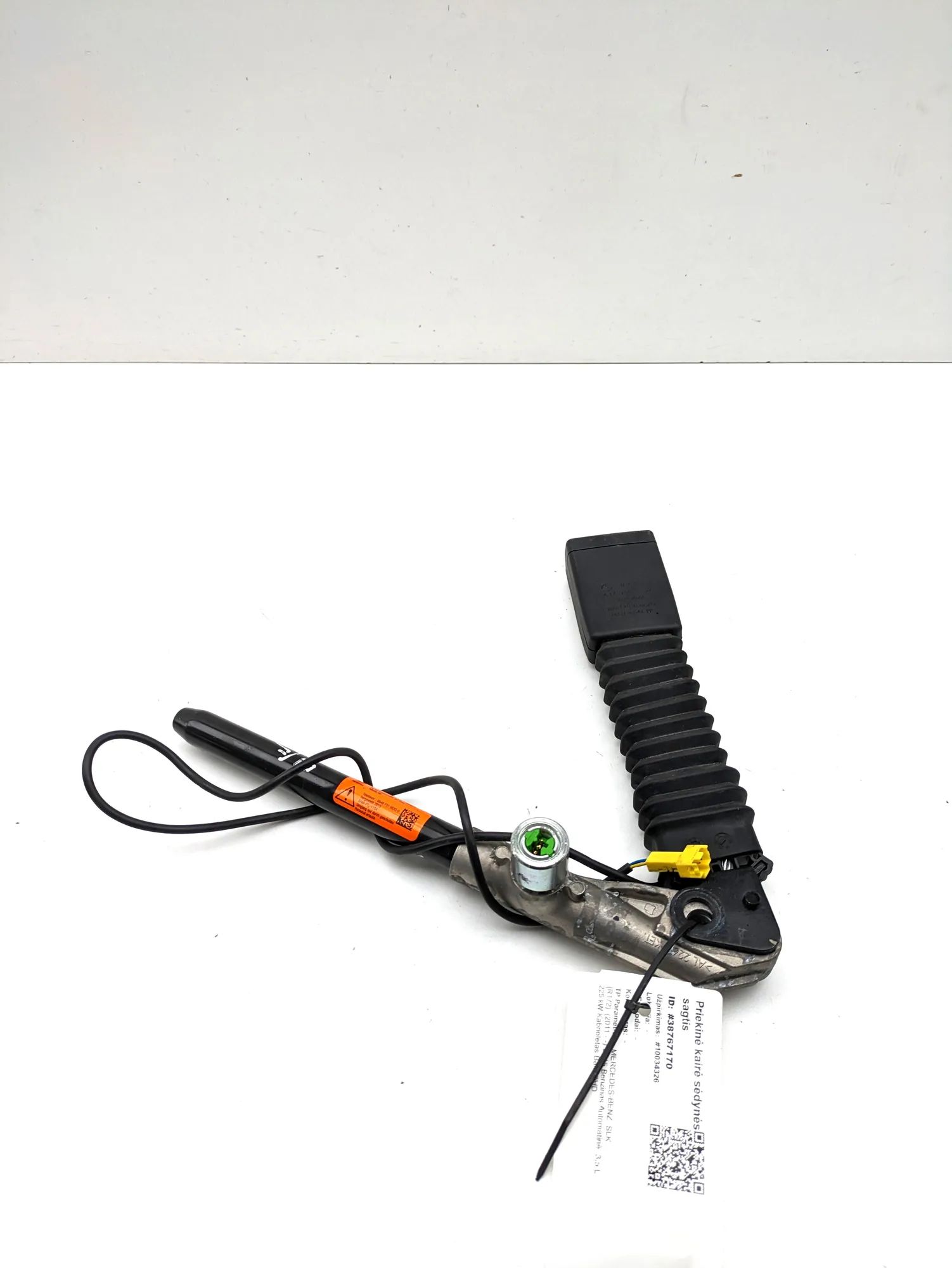 Mercedes-Benz SLK (R172) Seat belt buckle — front left Seat belt buckle — front left — MERCEDES BENZ S...