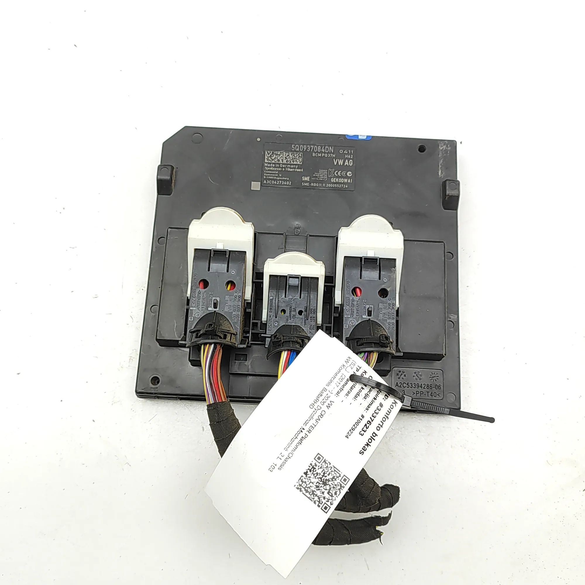 Volkswagen Crafter Comfort Control Unit Comfort Control Unit — VW CRAFTER (Platform/cha...