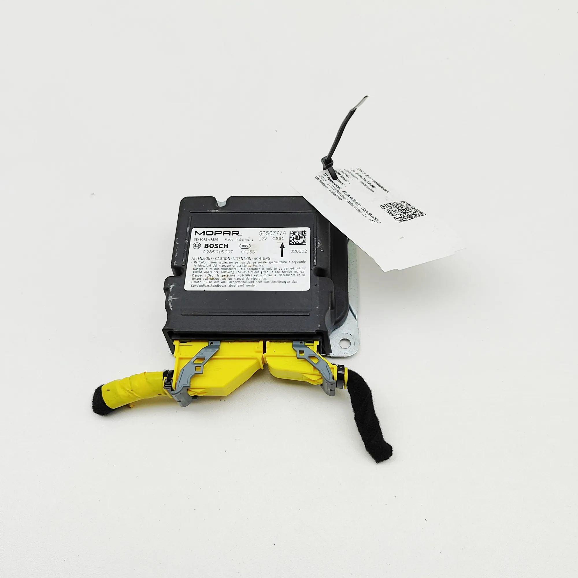 Alfa-Romeo Giulia (952) SRS Control Unit SRS Control Unit — ALFA ROMEO GIULIA (952_) (20...