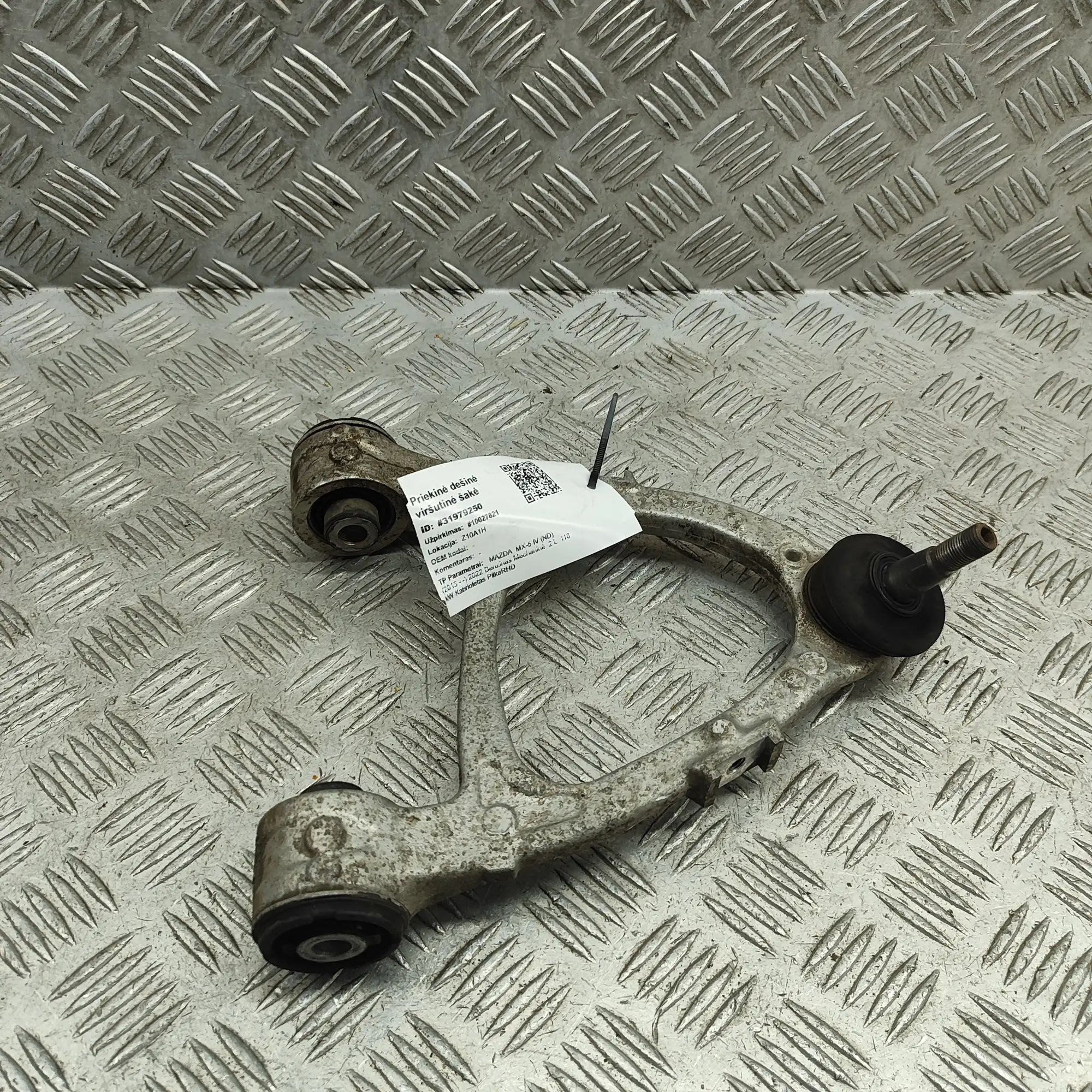Mazda MX-5 Front Right Upper Control Arm Front Right Upper Control Arm — MAZDA MX-5 (IV ...