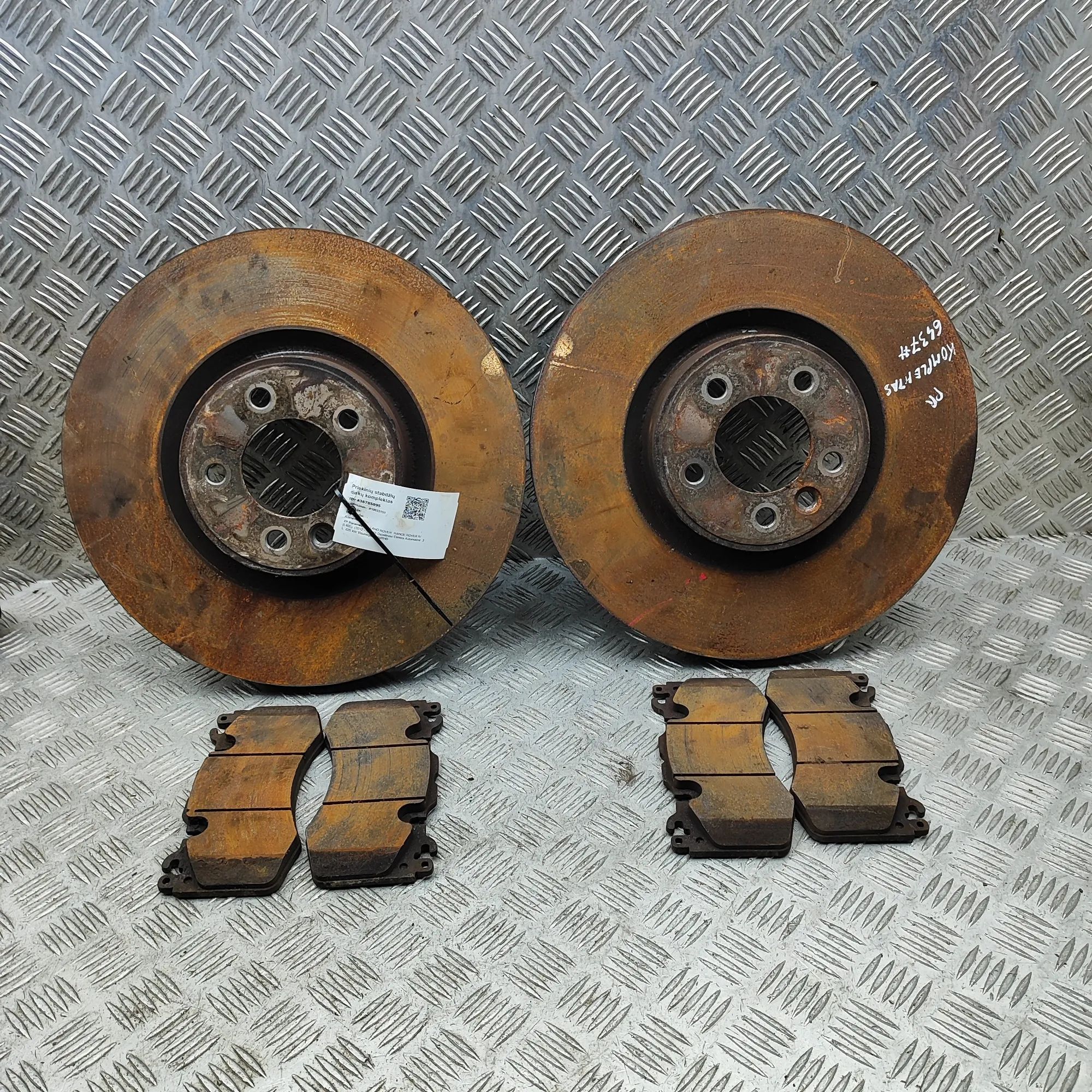 Land Rover Range Rover Sport (L494) Front Brake Disc Kit Front Brake Disc Kit — LAND ROVER RANGE ROVER S...