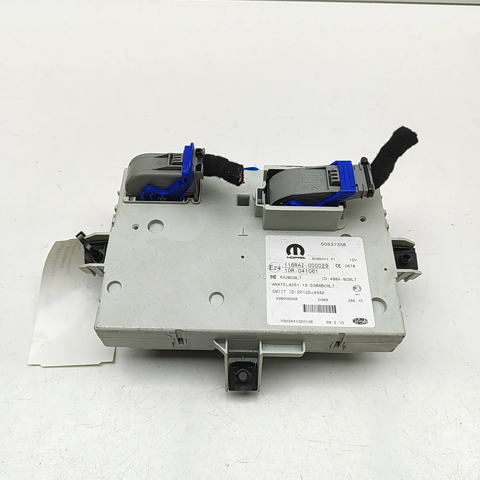 Alfa-Romeo Giulietta (940) Comfort Control Unit Comfort Control Unit — ALFA ROMEO GIULIETTA (94...