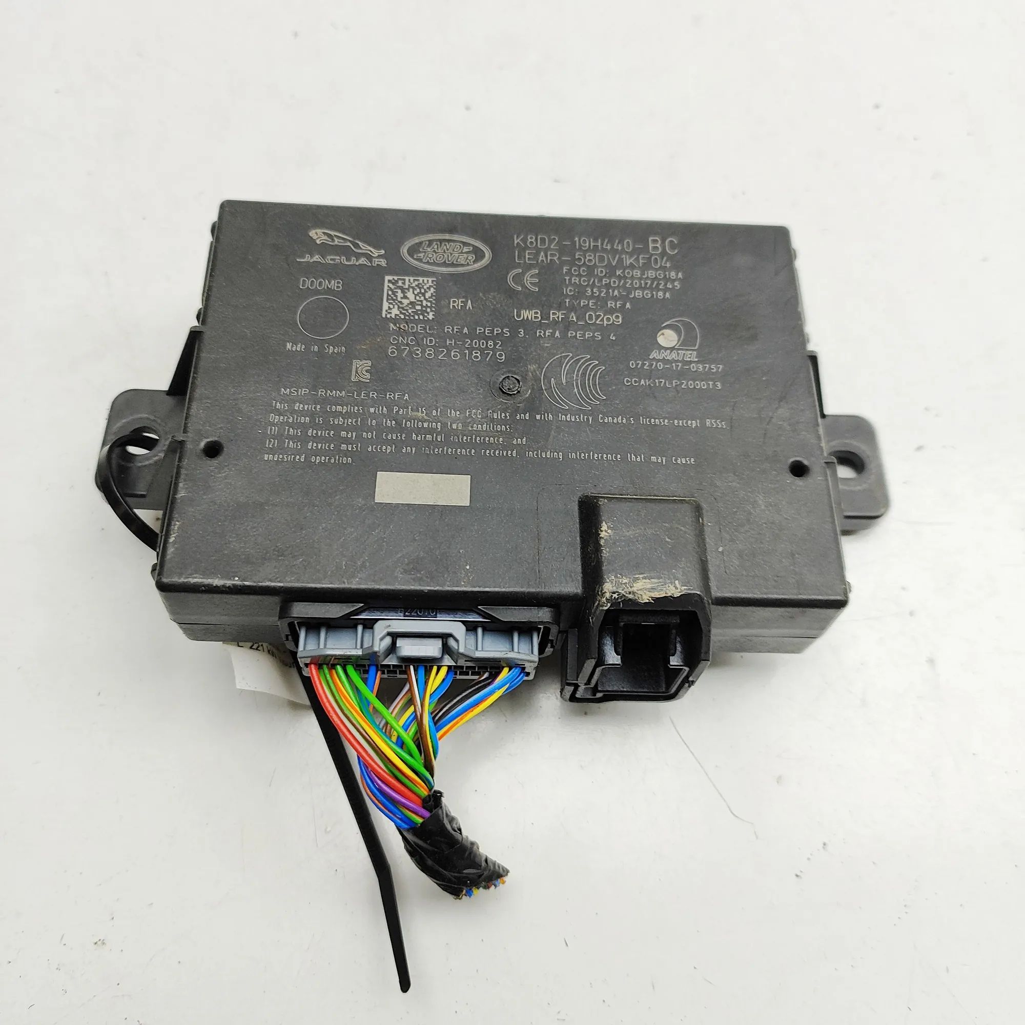 Land Rover Discovery Keyless Control Unit Keyless Control Unit — LAND ROVER DISCOVERY (V ...