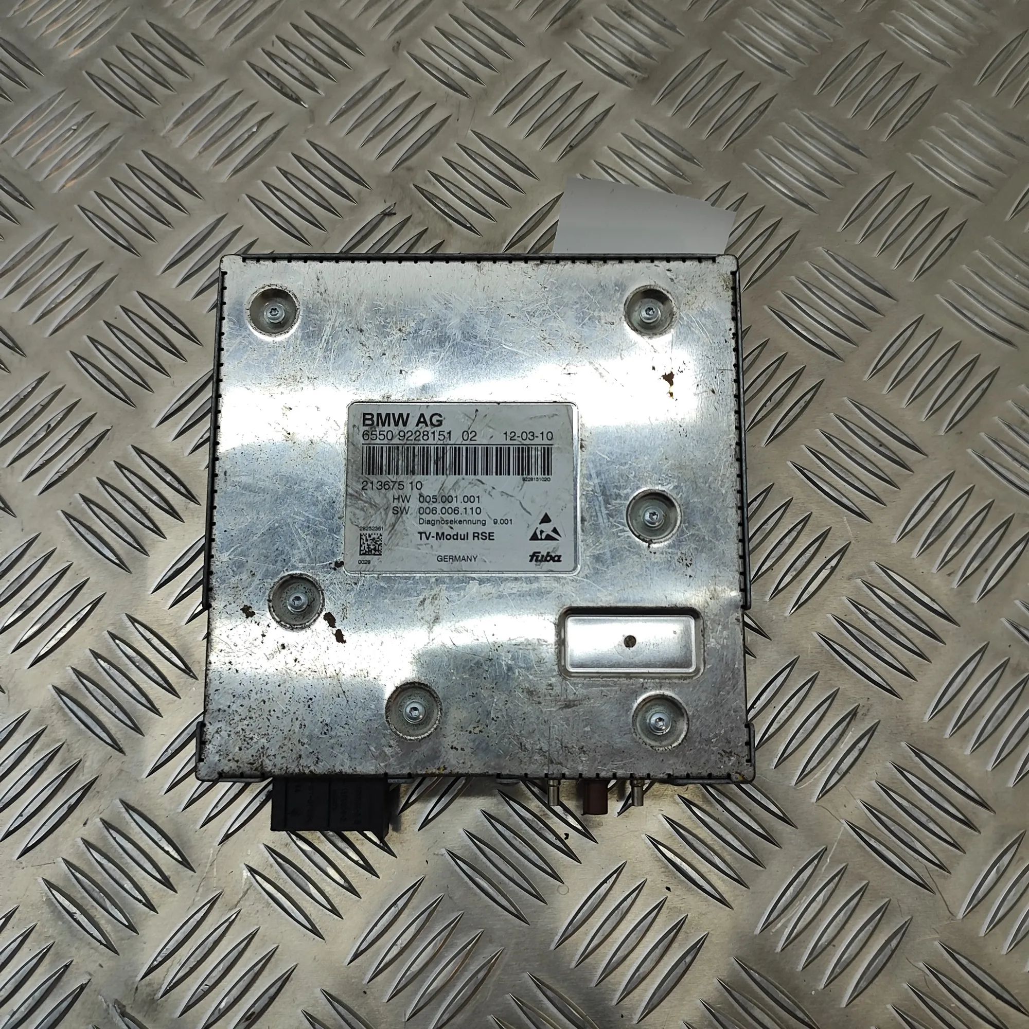 BMW 5 (F10 / F11) Video control module Video control module — BMW 5 SERIES (Gran Turis...