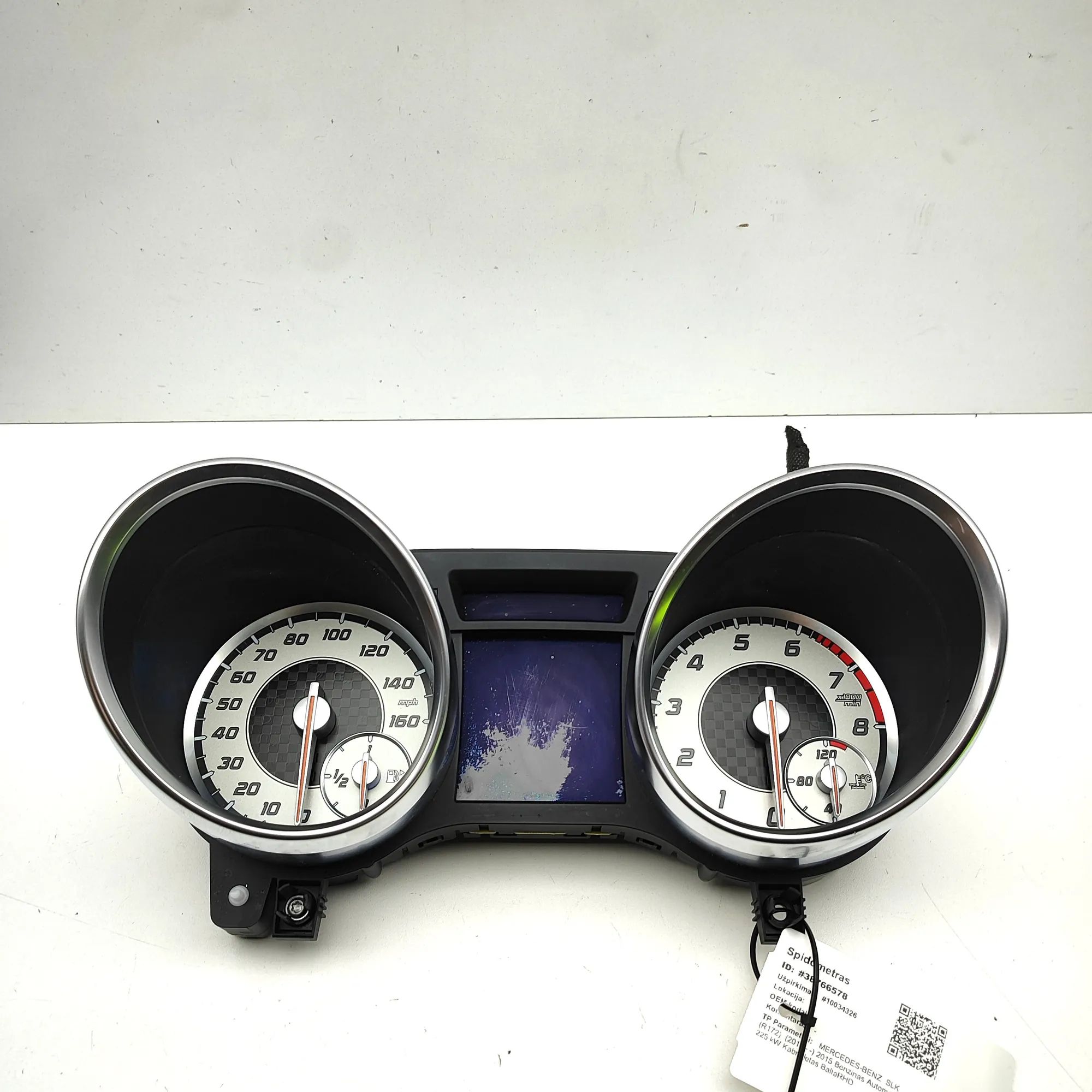 Mercedes-Benz SLK (R172) Instrument Cluster Speedometer Instrument Cluster Speedometer — MERCEDES BENZ ...