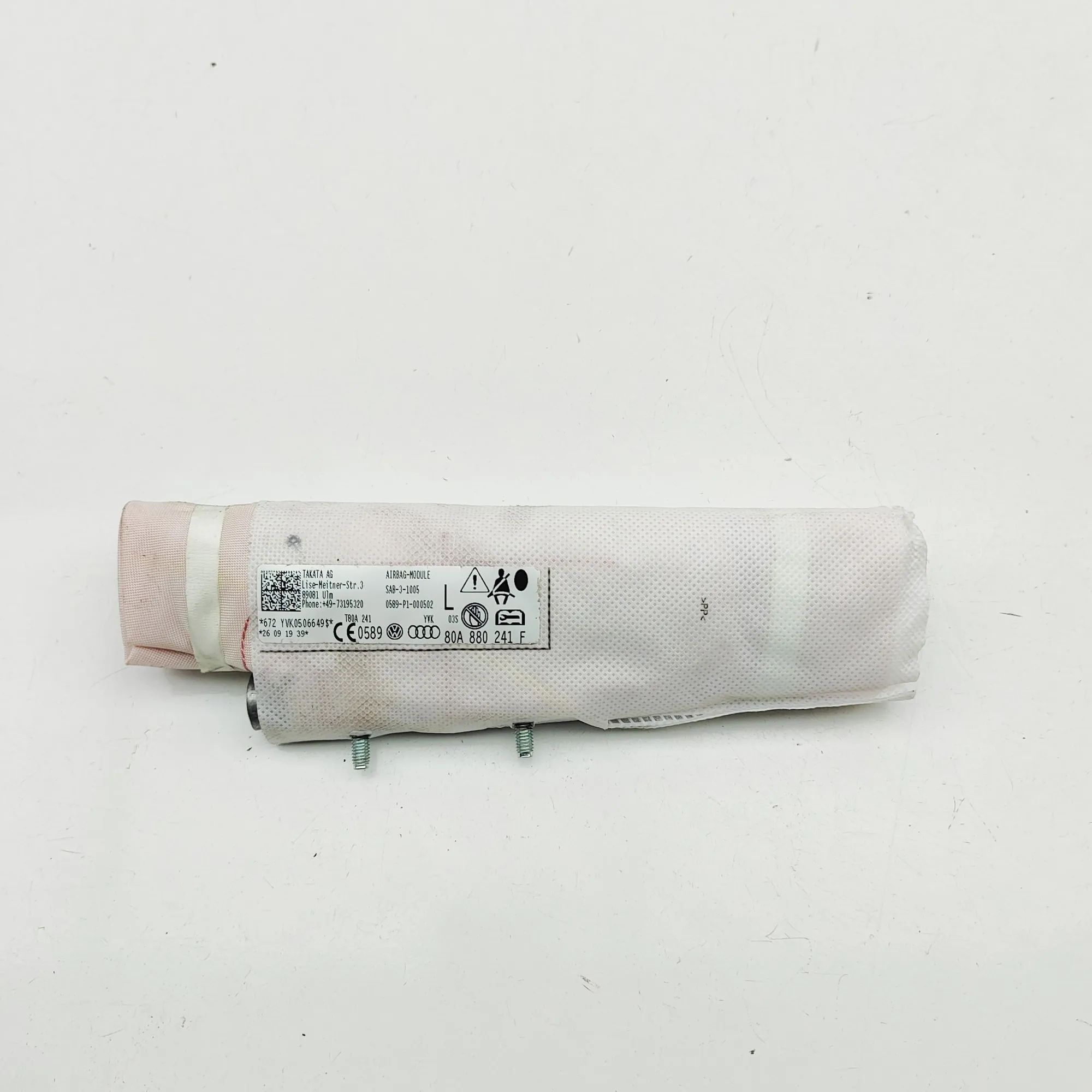 Audi Q5 (FY) Seat airbag (SRS) — front left Seat airbag (SRS) — front left — AUDI Q5 (FY) (...
