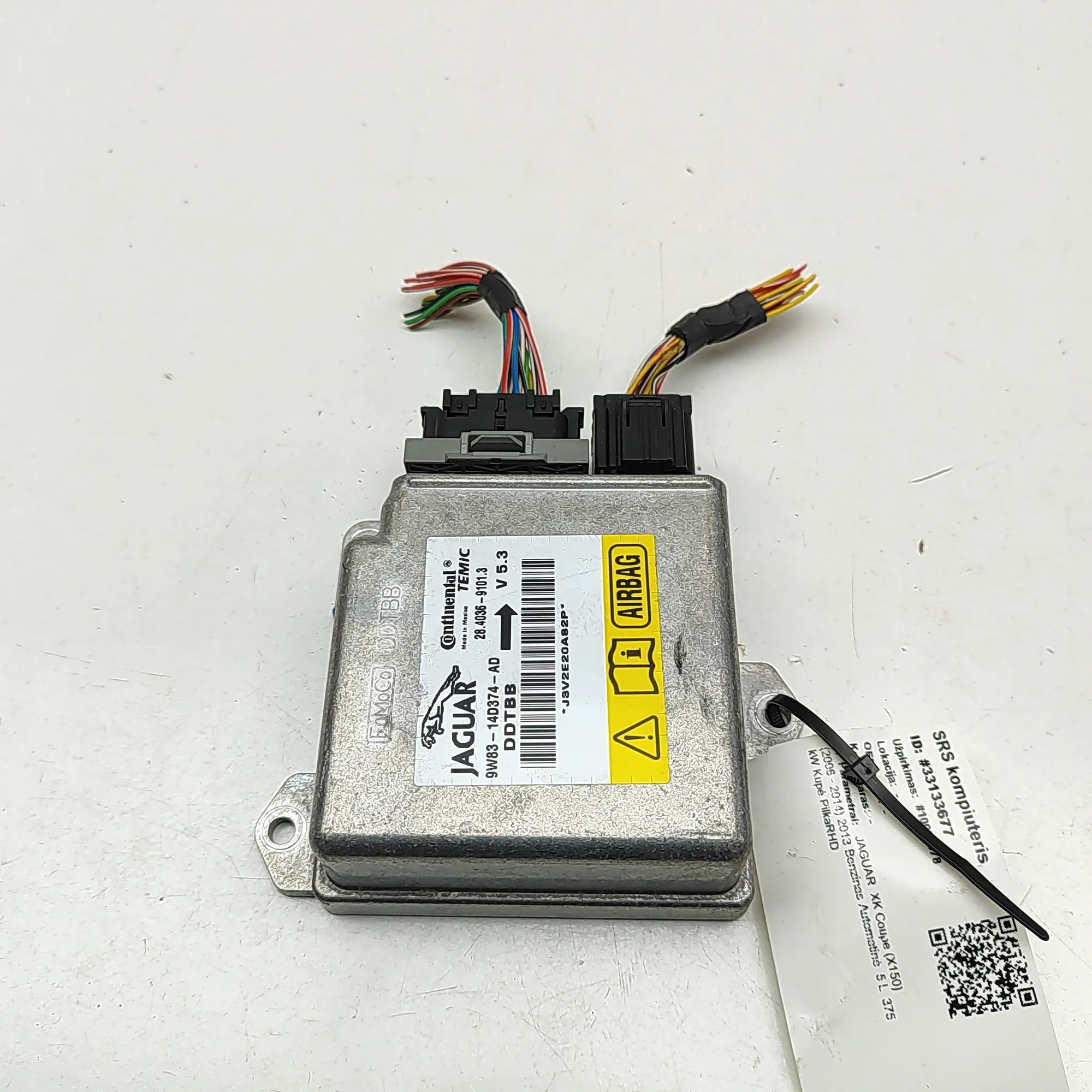 Jaguar XK SRS Control Unit
