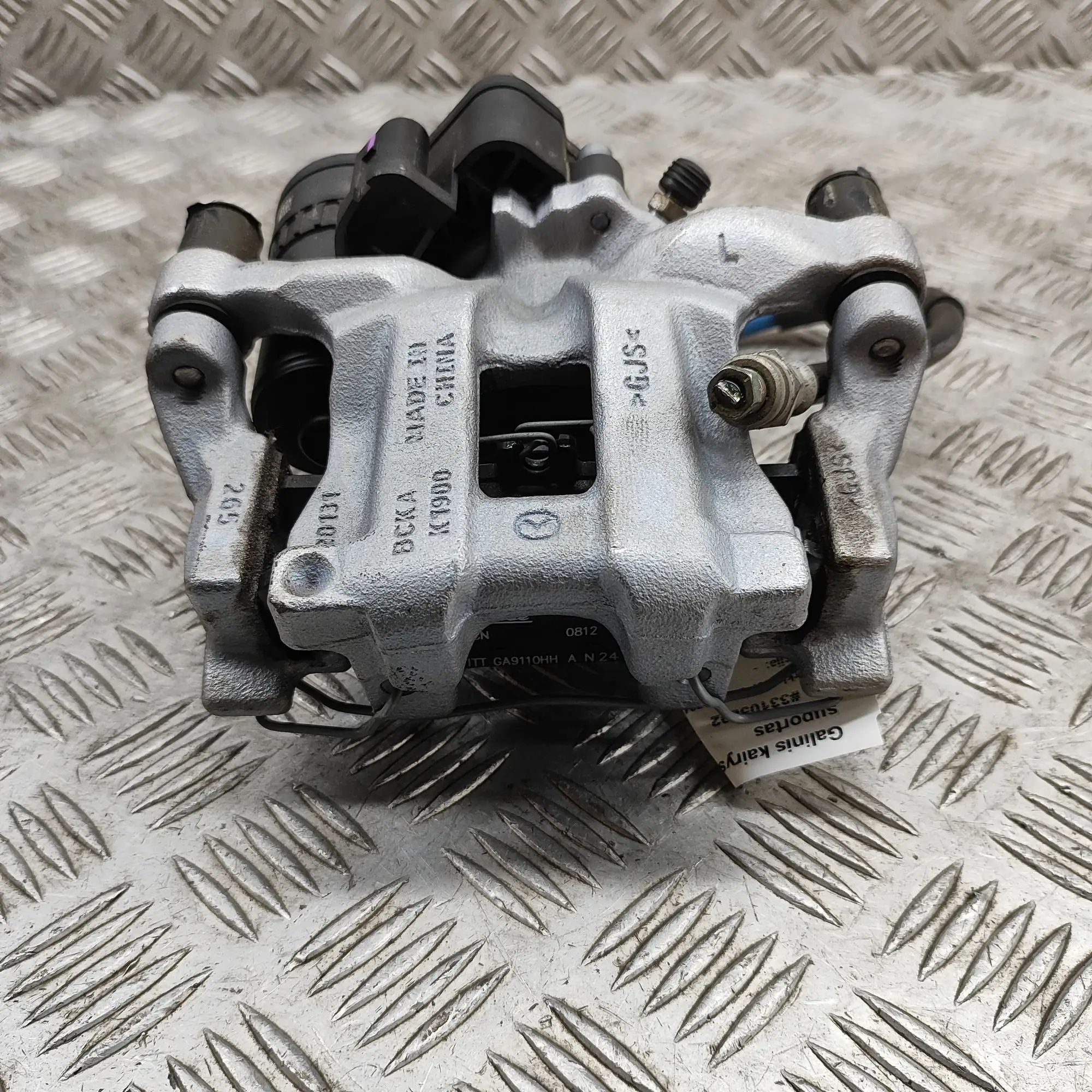 Mazda 3 (BP) Brake caliper — rear left Brake caliper — rear left — MAZDA 3 (Hatchback ...