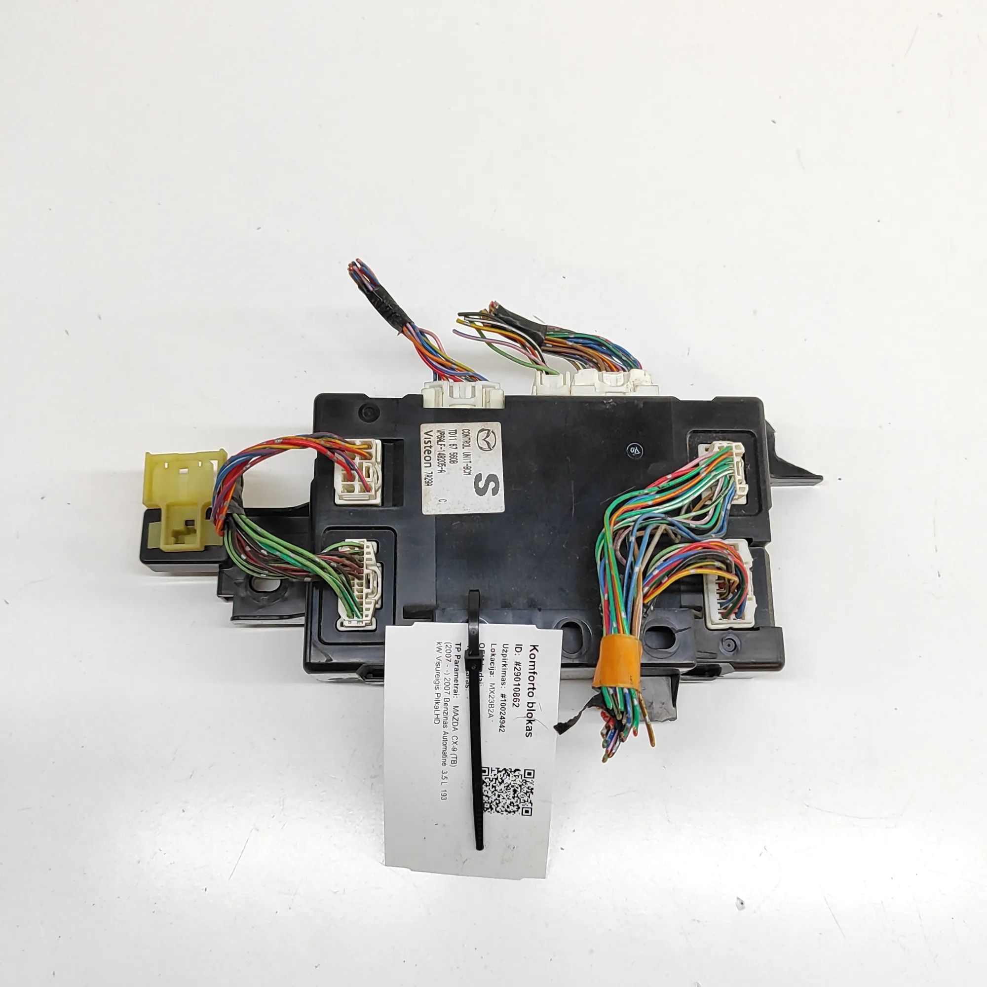 Mazda CX-9 Comfort Control Unit Comfort Control Unit — MAZDA CX-9 (TB) (2007-.....