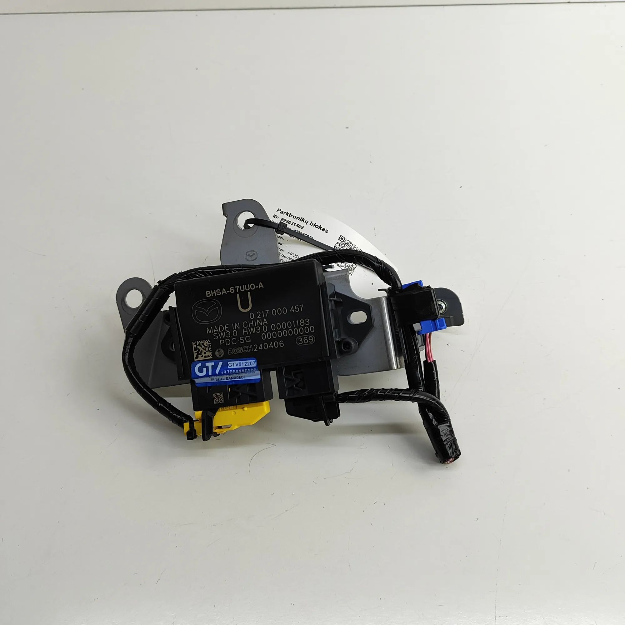 Mazda 3 (BP) PDC Parking Sensor Control Unit PDC Parking Sensor Control Unit — MAZDA CX-3 (0...