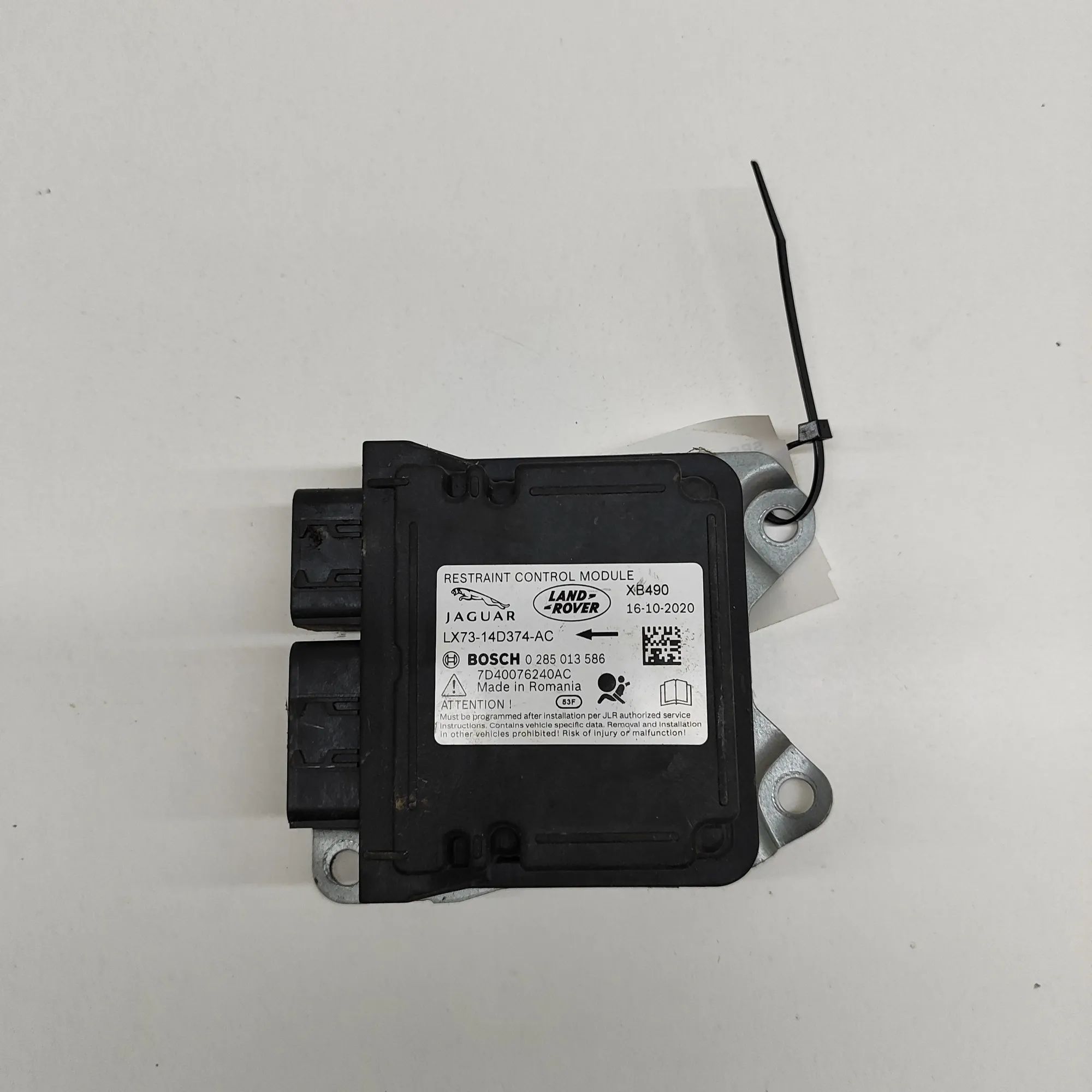 Land Rover Range Rover Velar SRS Control Unit SRS Control Unit — LAND ROVER RANGE ROVER VELAR...