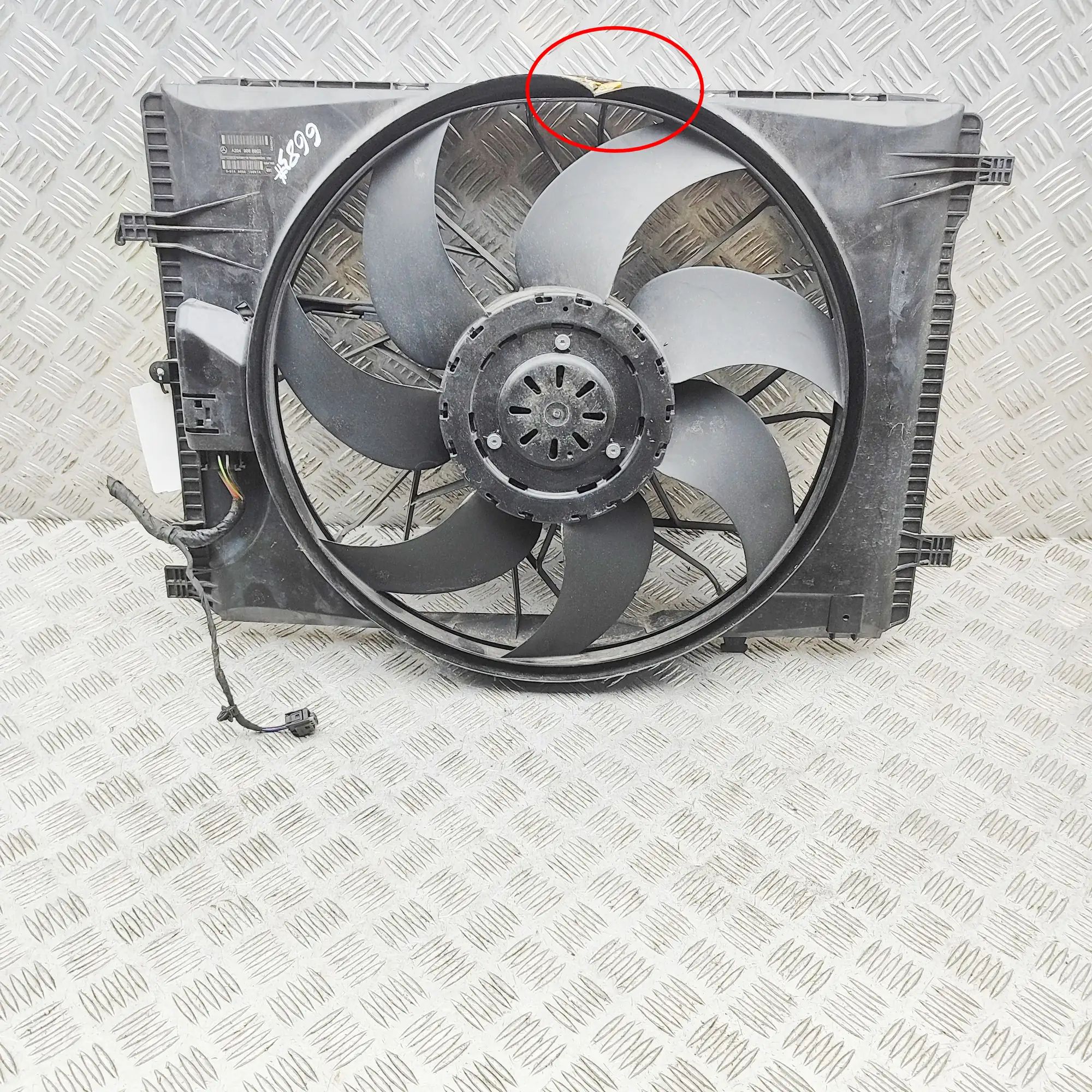 Mercedes-Benz SLK (R172) Engine Cooling Fan Shroud Engine Cooling Fan Shroud — MERCEDES BENZ SLK (...