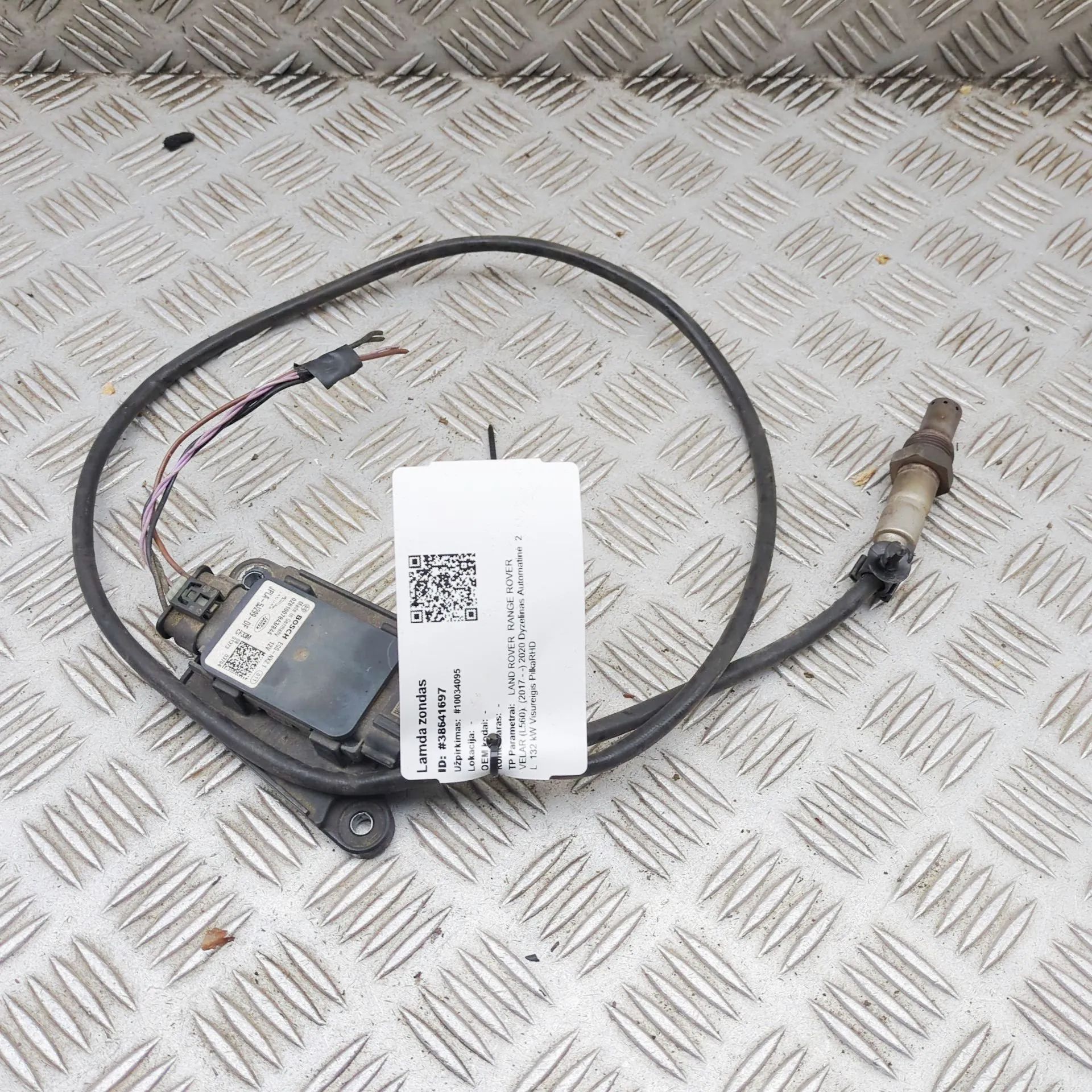 Land Rover Range Rover Velar Lambda Oxygen Sensor Lambda Oxygen Sensor — LAND ROVER RANGE ROVER V...