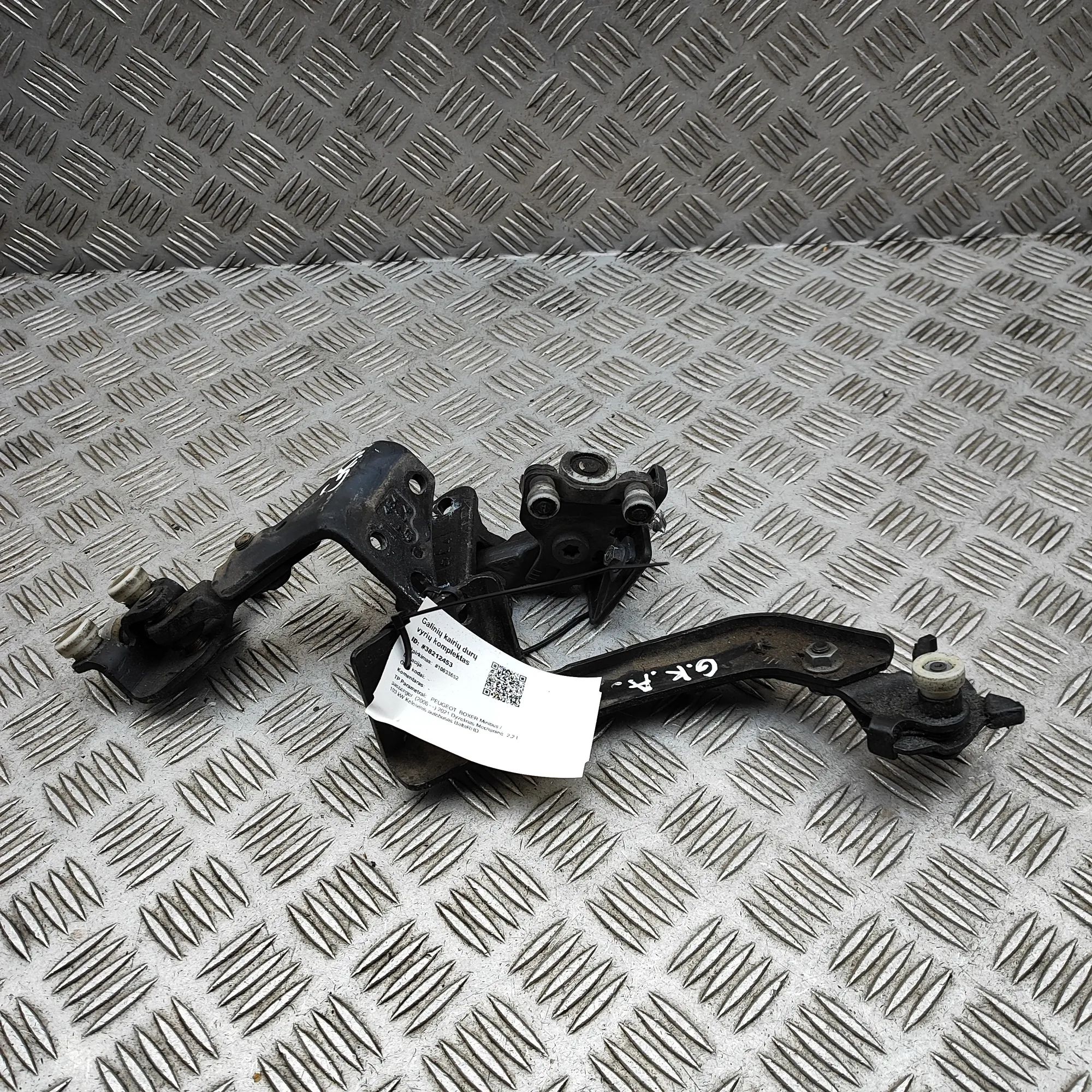 Peugeot Boxer Door hinge set — rear left Door hinge set — rear left — PEUGEOT BOXER (Min...