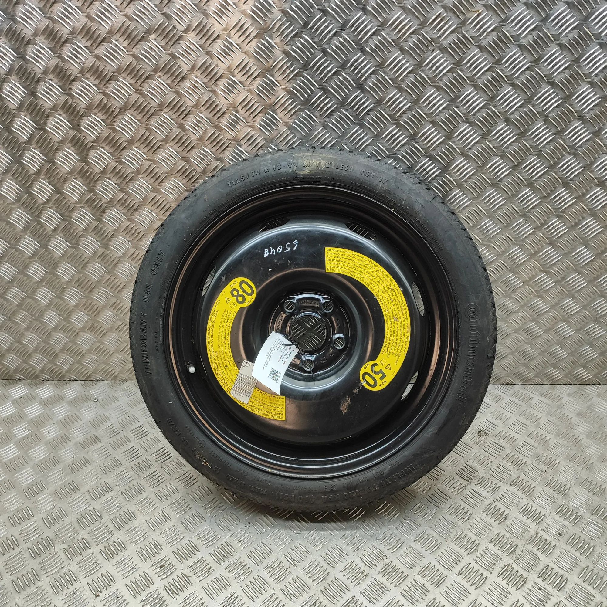Volkswagen Passat (B8) Spare Wheel Space Saver Spare Wheel Space Saver — VW PASSAT (B8 3G2) (2...