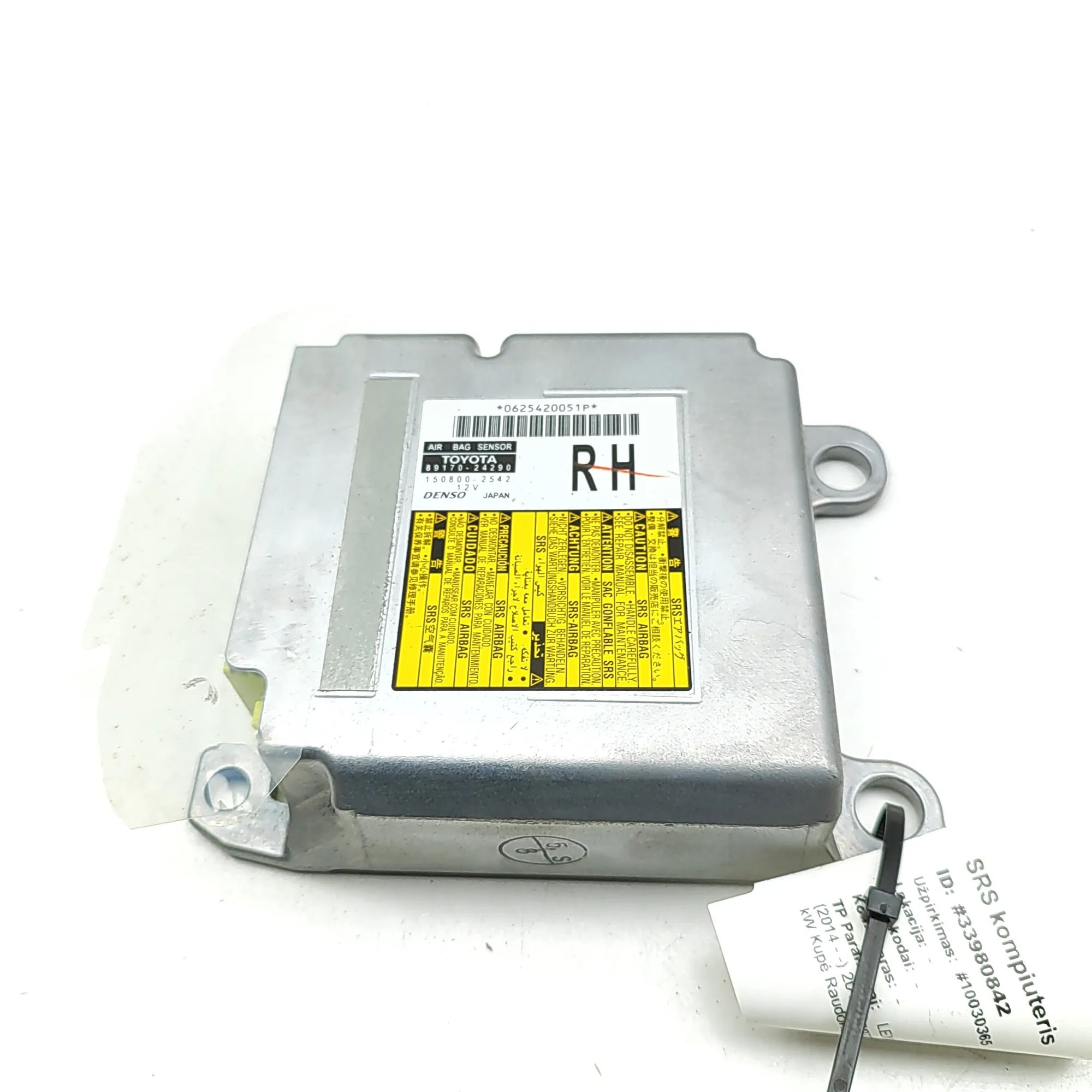 Lexus RC SRS Control Unit SRS Control Unit — LEXUS RC (_C1_) (2014-...) —...