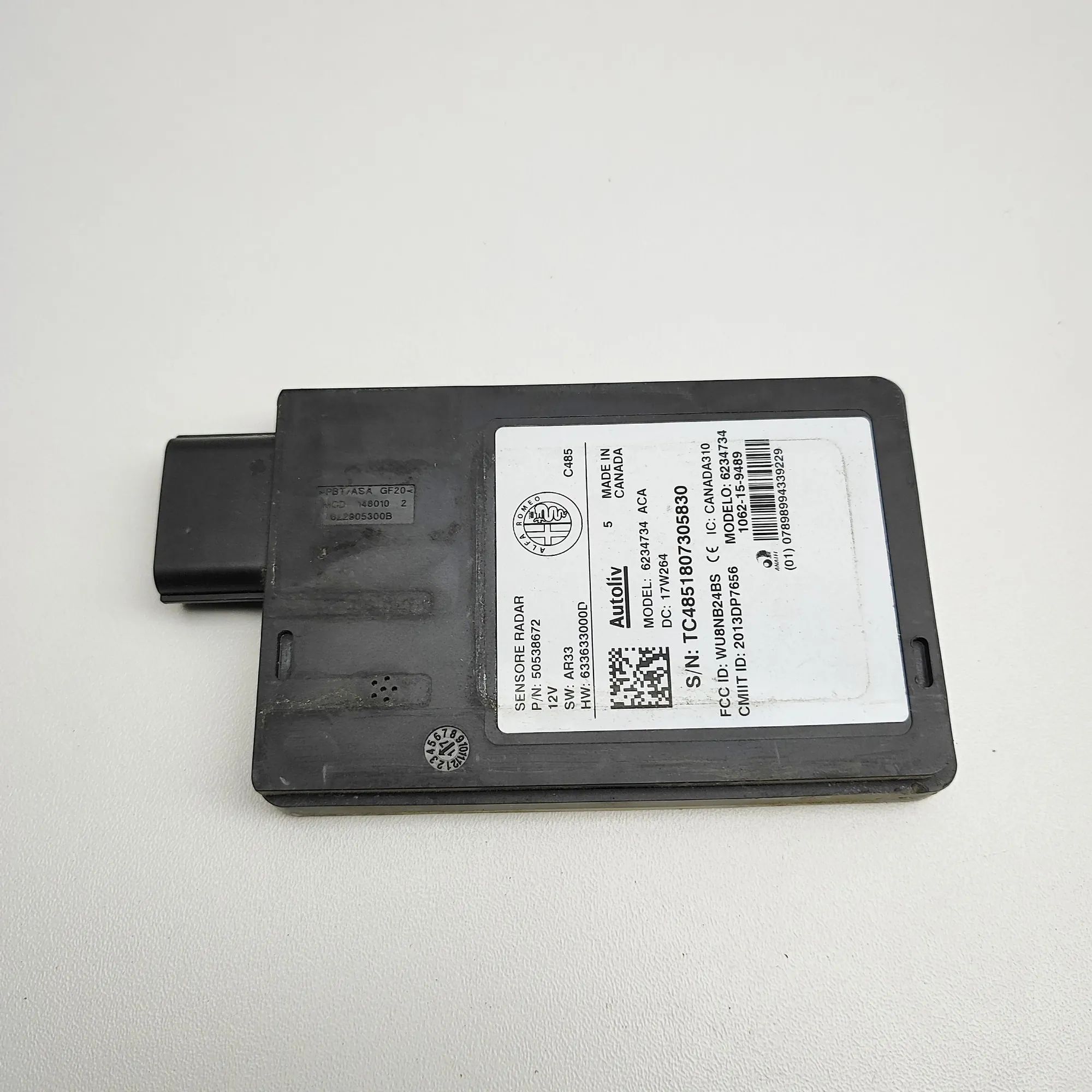 Alfa-Romeo Stelvio Blind Spot Control Module Blind Spot Control Module — ALFA ROMEO STELVIO ...