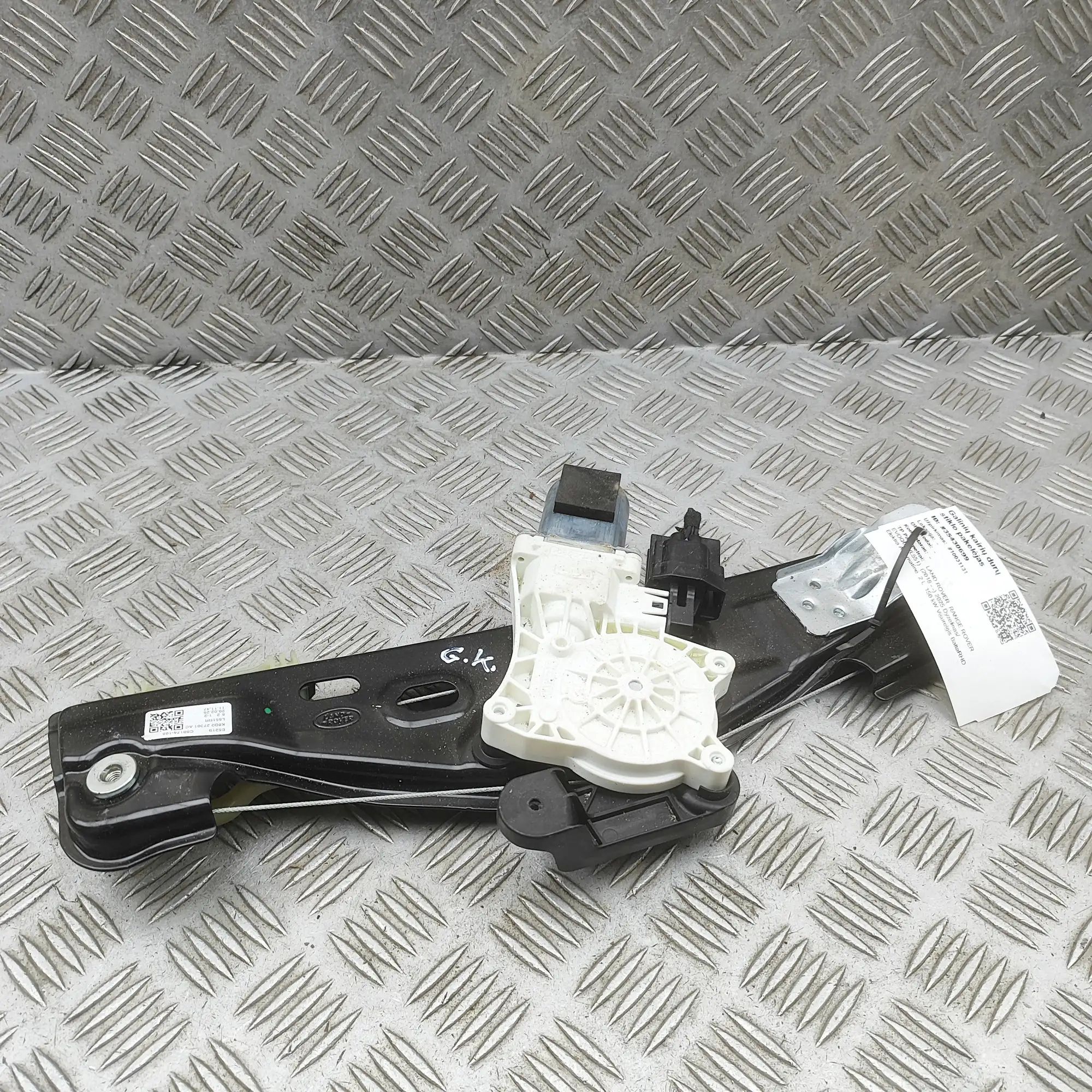 Land Rover Range Rover Evoque Rear Left Door Window Regulator Rear Left Door Window Regulator — LAND ROVER RA...