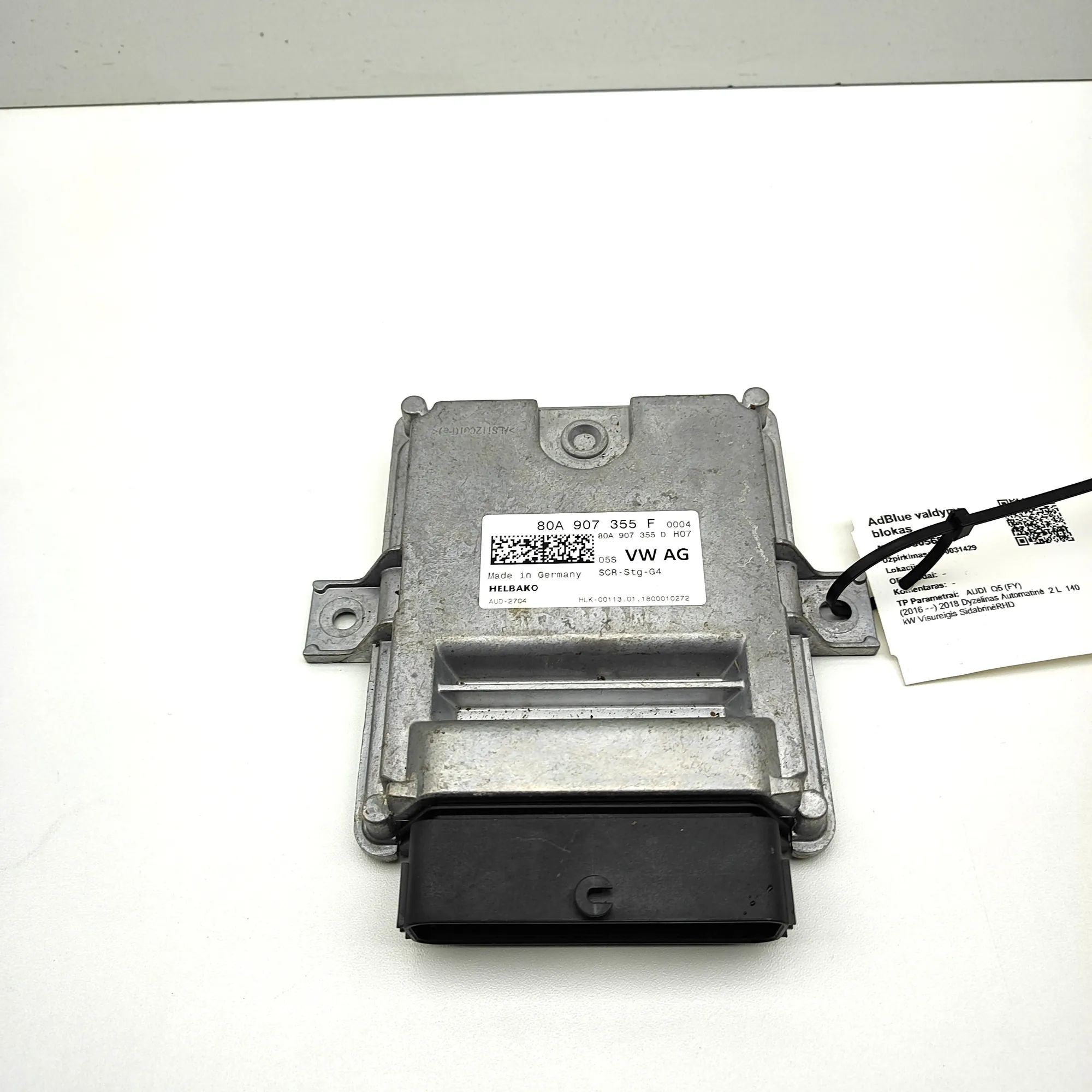 Audi Q5 (FY) AdBlue control unit AdBlue control unit — AUDI Q5 (FY) (2016-...) —...