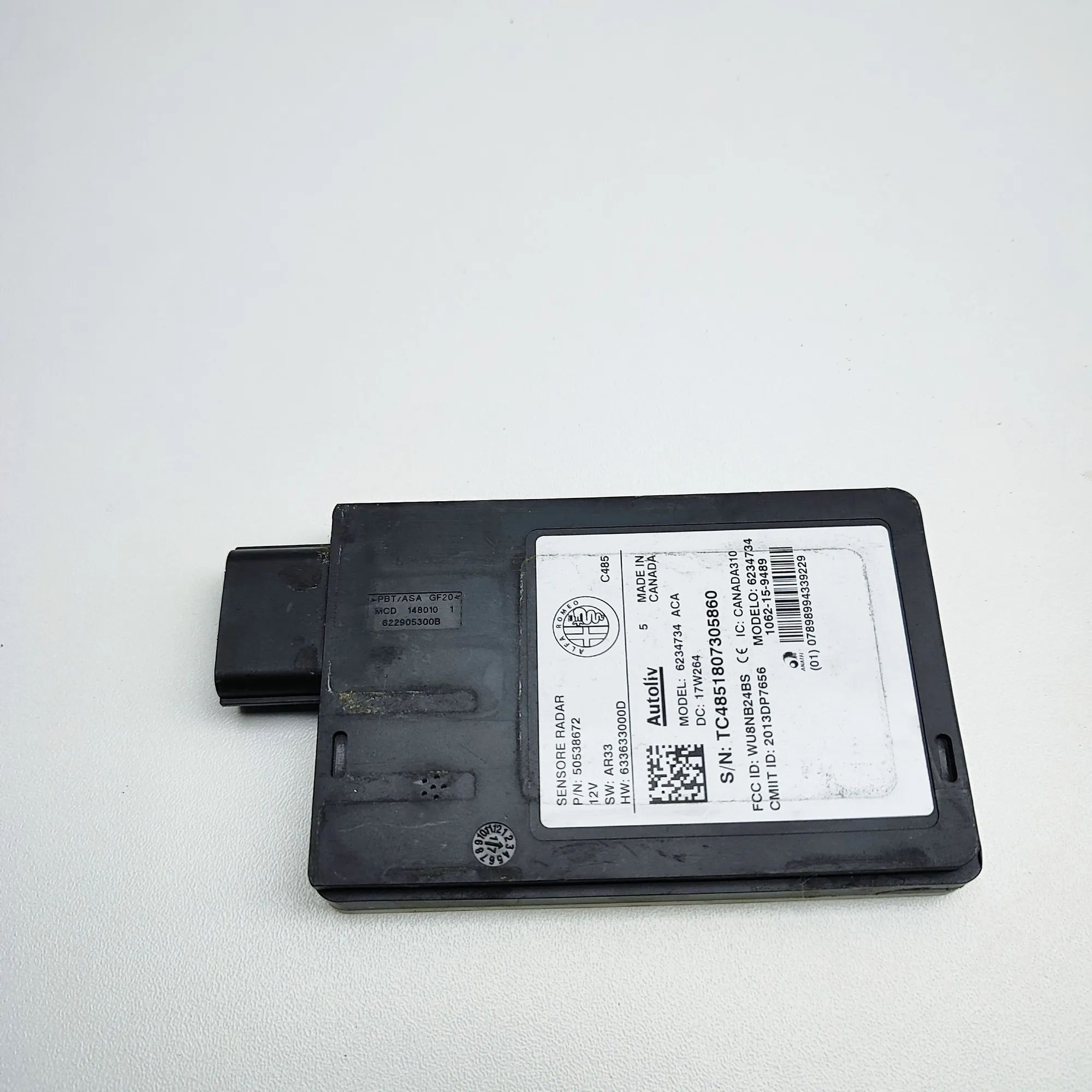 Alfa-Romeo Stelvio Blind Spot Control Module Blind Spot Control Module — ALFA ROMEO STELVIO ...