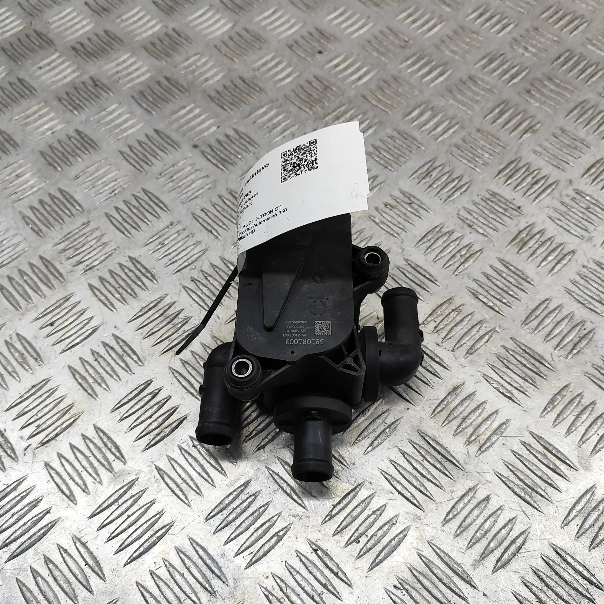 Audi e-tron GT (FW) Клапан охлаждающей  Coolant valve — AUDI E-TRON GT (Saloon F83, F8P...