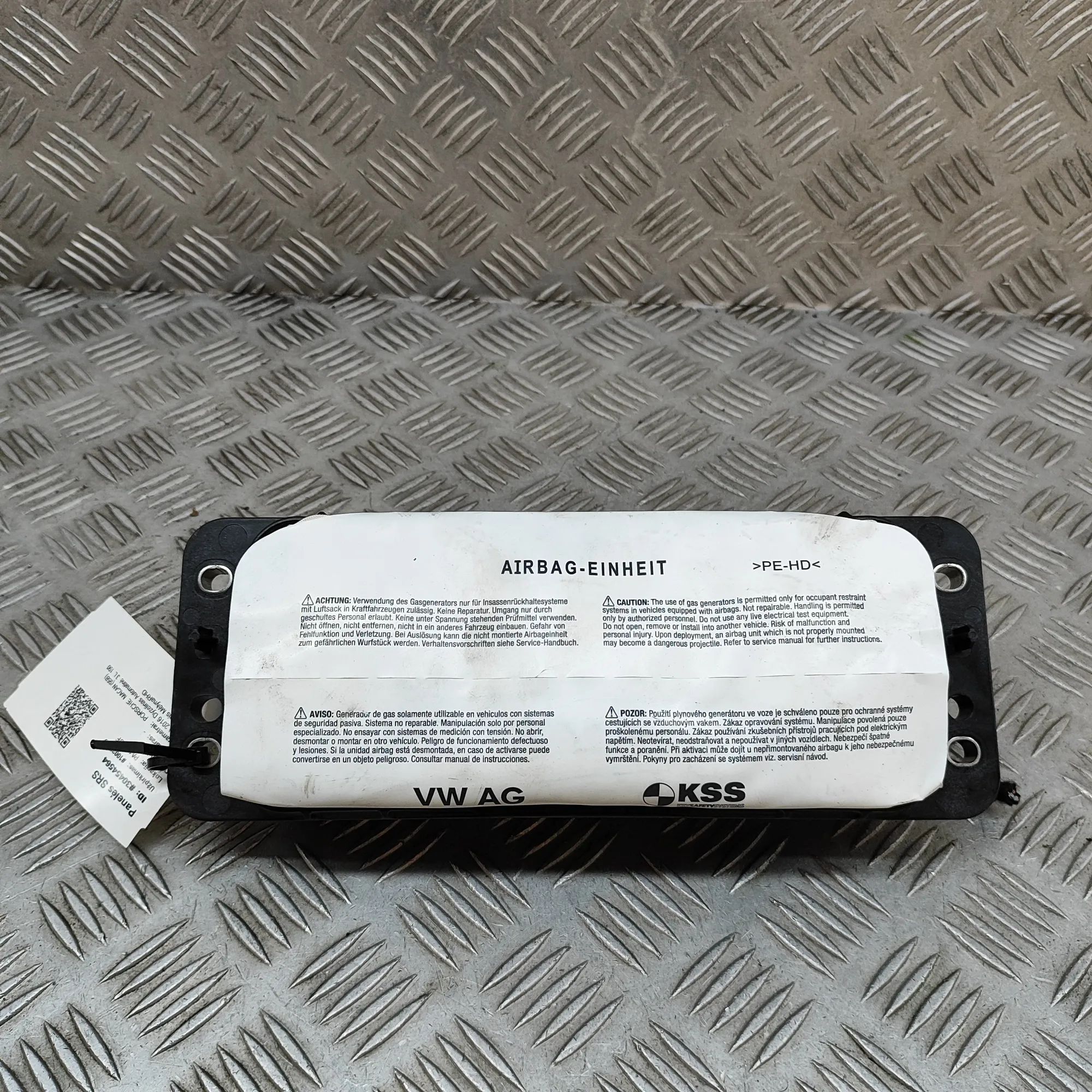 Porsche Macan Dashboard Safety Bag SRS Dashboard Safety Bag SRS — PORSCHE MACAN (95B) ...