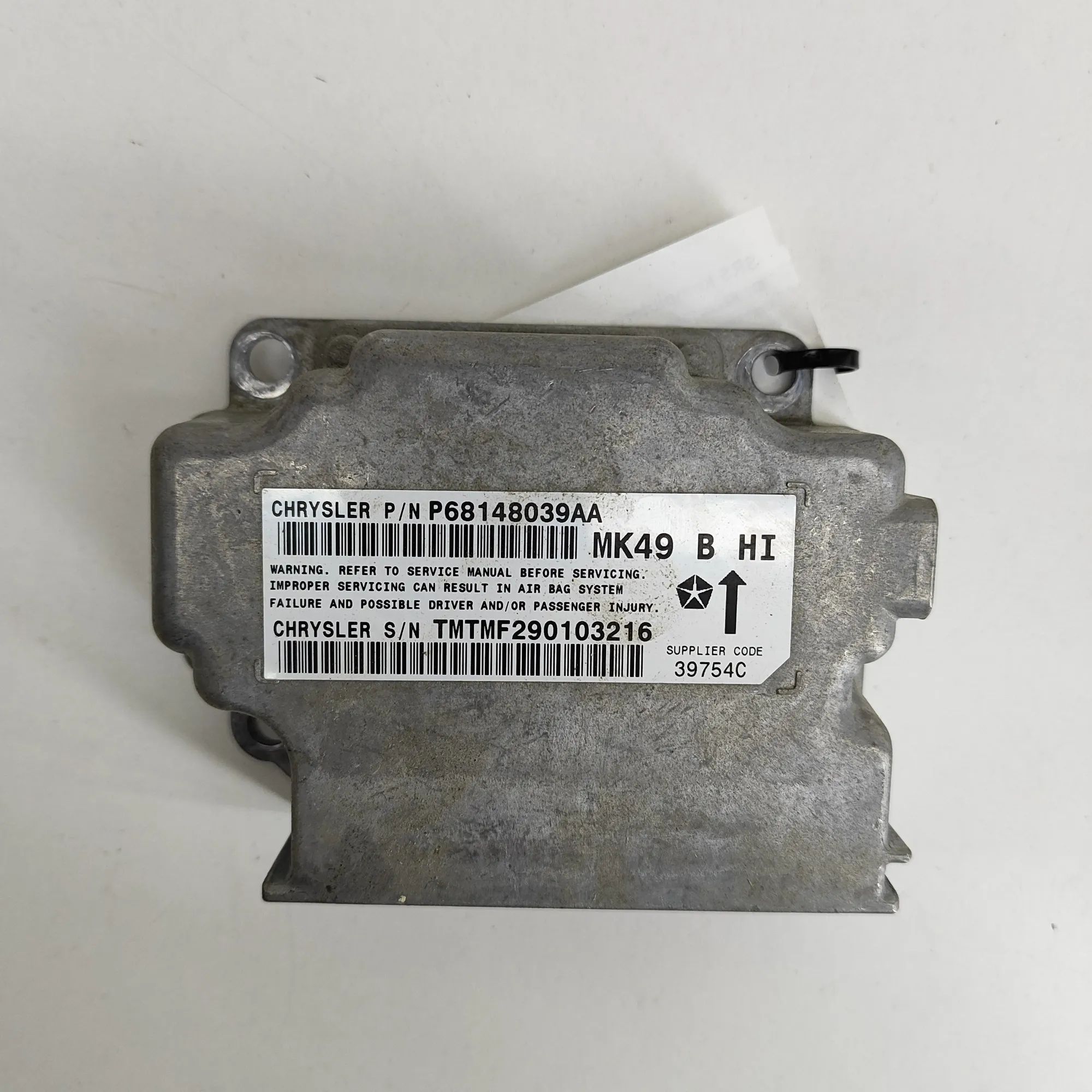 Jeep Compass SRS Control Unit SRS Control Unit — JEEP COMPASS (MK49) (2006-.....