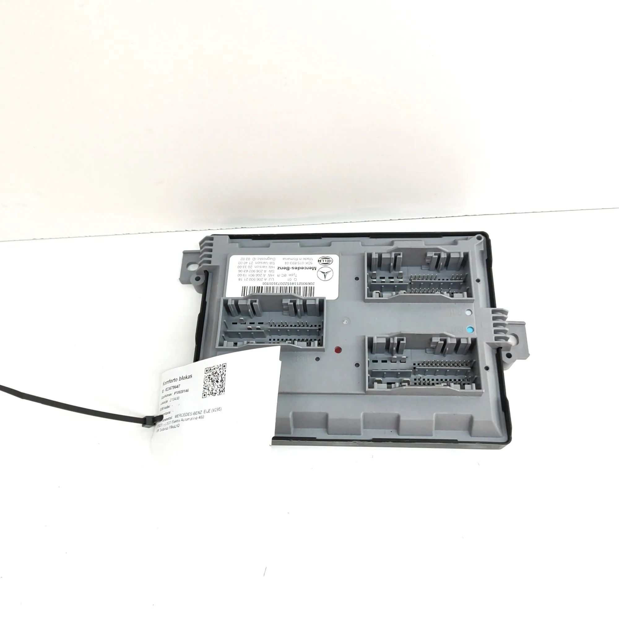 Mercedes-Benz EQE (V295 / X294) Comfort Control Unit Comfort Control Unit — MERCEDES BENZ EQE (V295)...
