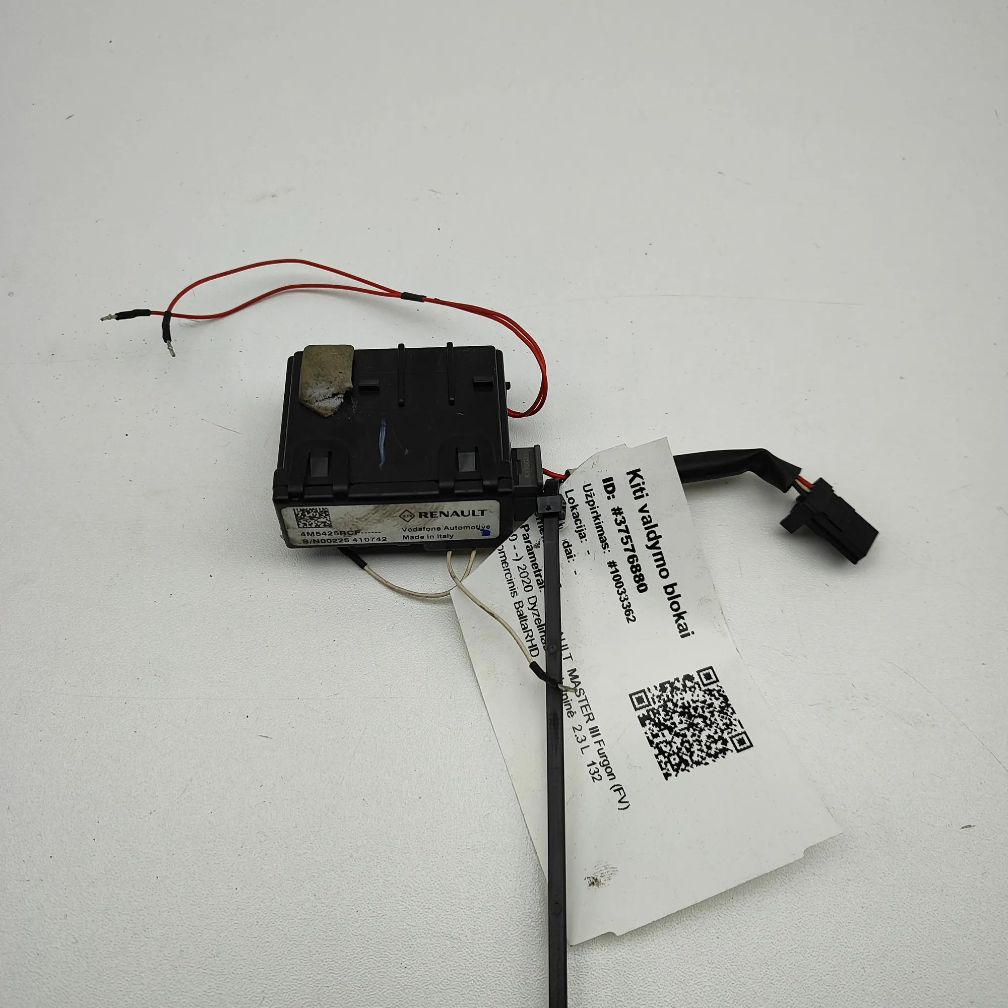 Renault Master Other Control Units Other Control Units — RENAULT MASTER (III Van F...