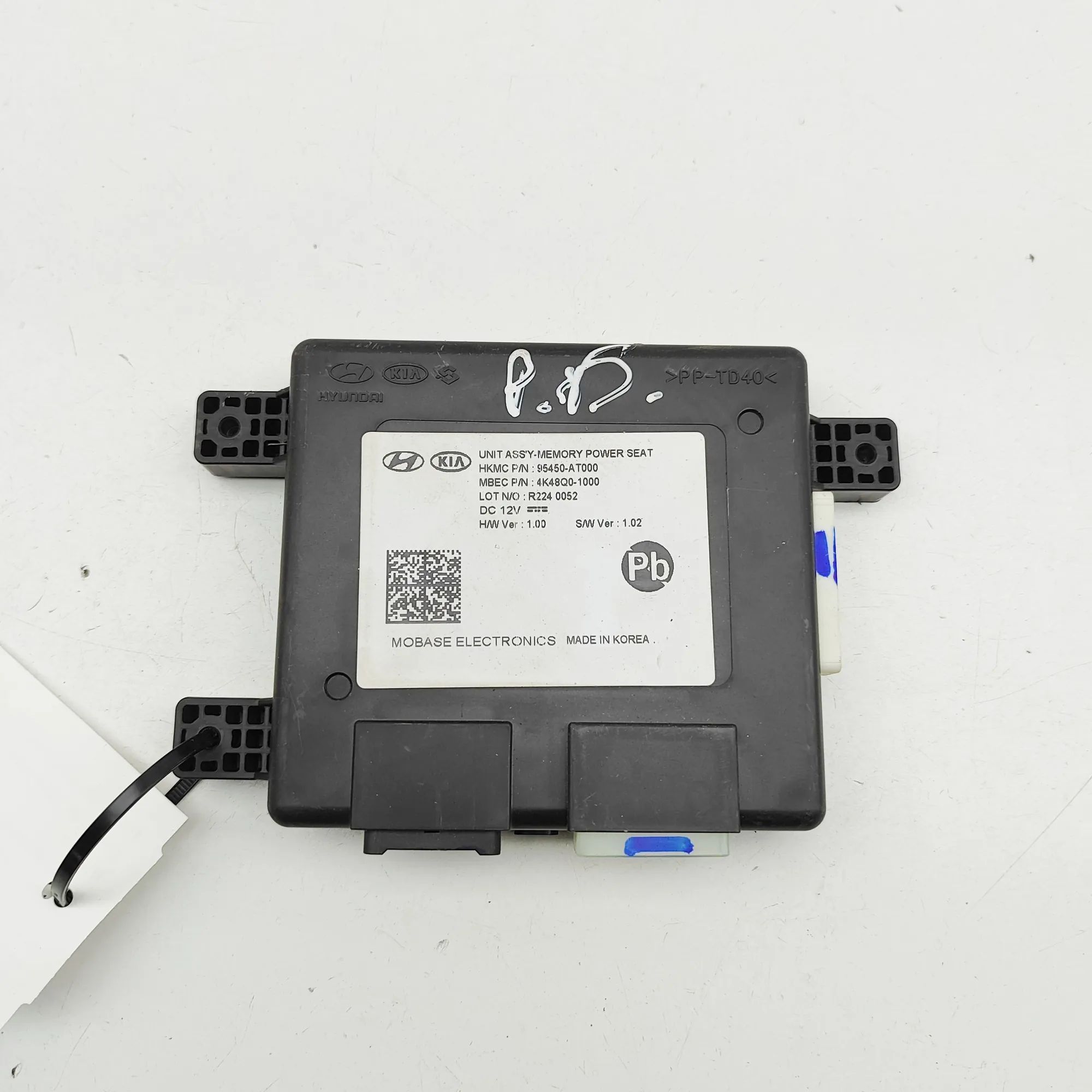 Kia Niro Front Right Seat Control Unit Front Right Seat Control Unit — KIA NIRO (II) (...