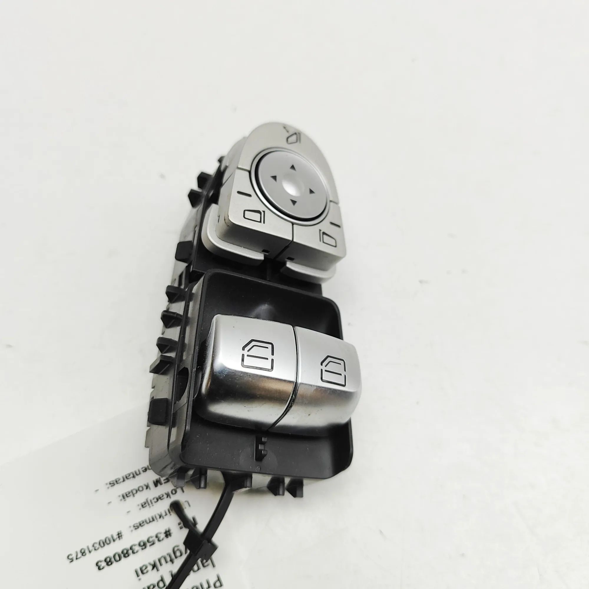 Mercedes-Benz A (W176) Door window switch — front right Door window switch — front right — MERCEDES BEN...