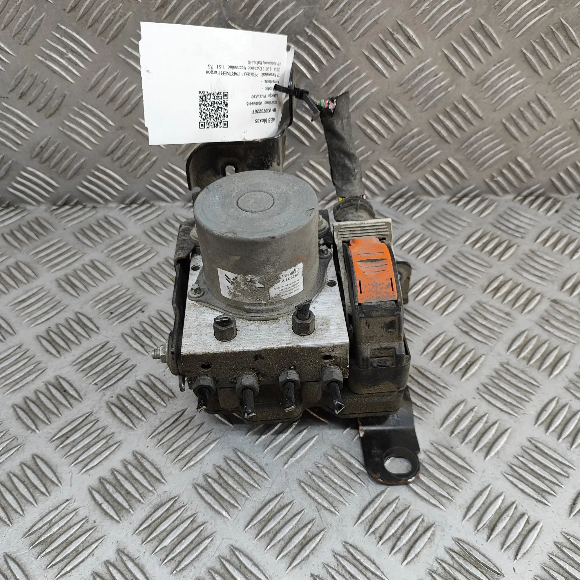 Peugeot Partner / Rifter ABS Hydraulipumppu ABS Pump — PEUGEOT PARTNER (Van) (2018-...) — 9...