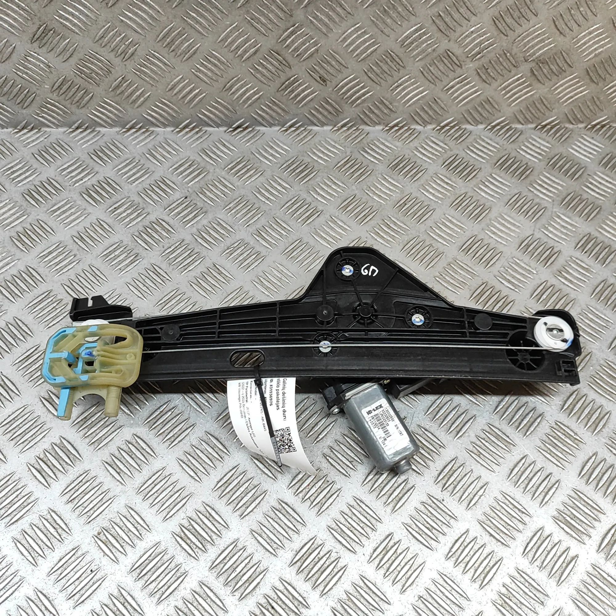 Jeep Avenger Rear Right Door Window Regulator Rear Right Door Window Regulator — JEEP AVENGER...